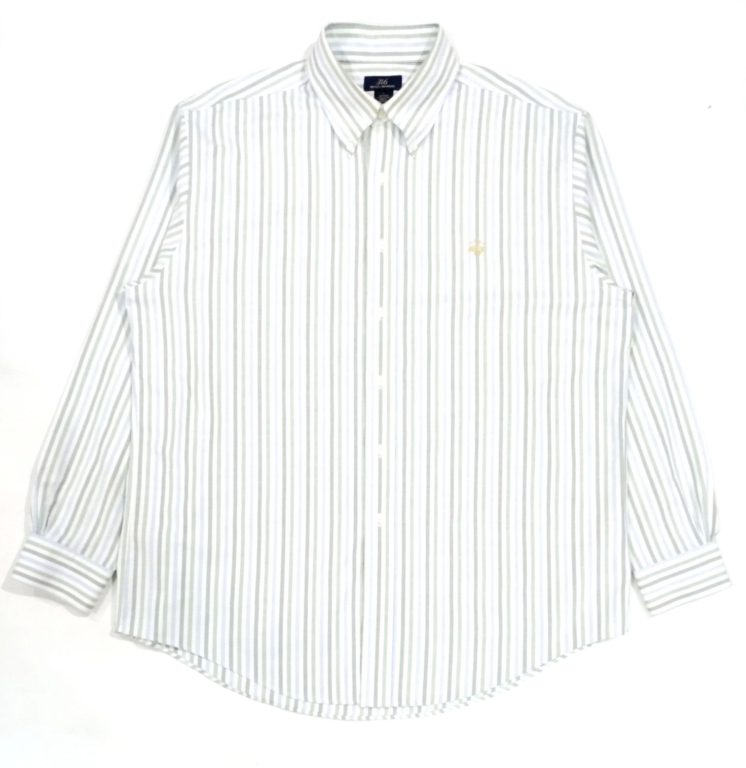 Brooks Brothers BROOKS BROTHERS CASUAL PINSTRIPES L/SLEEVE Size US XL / EU 56 / 4 - 1 Thumbnail
