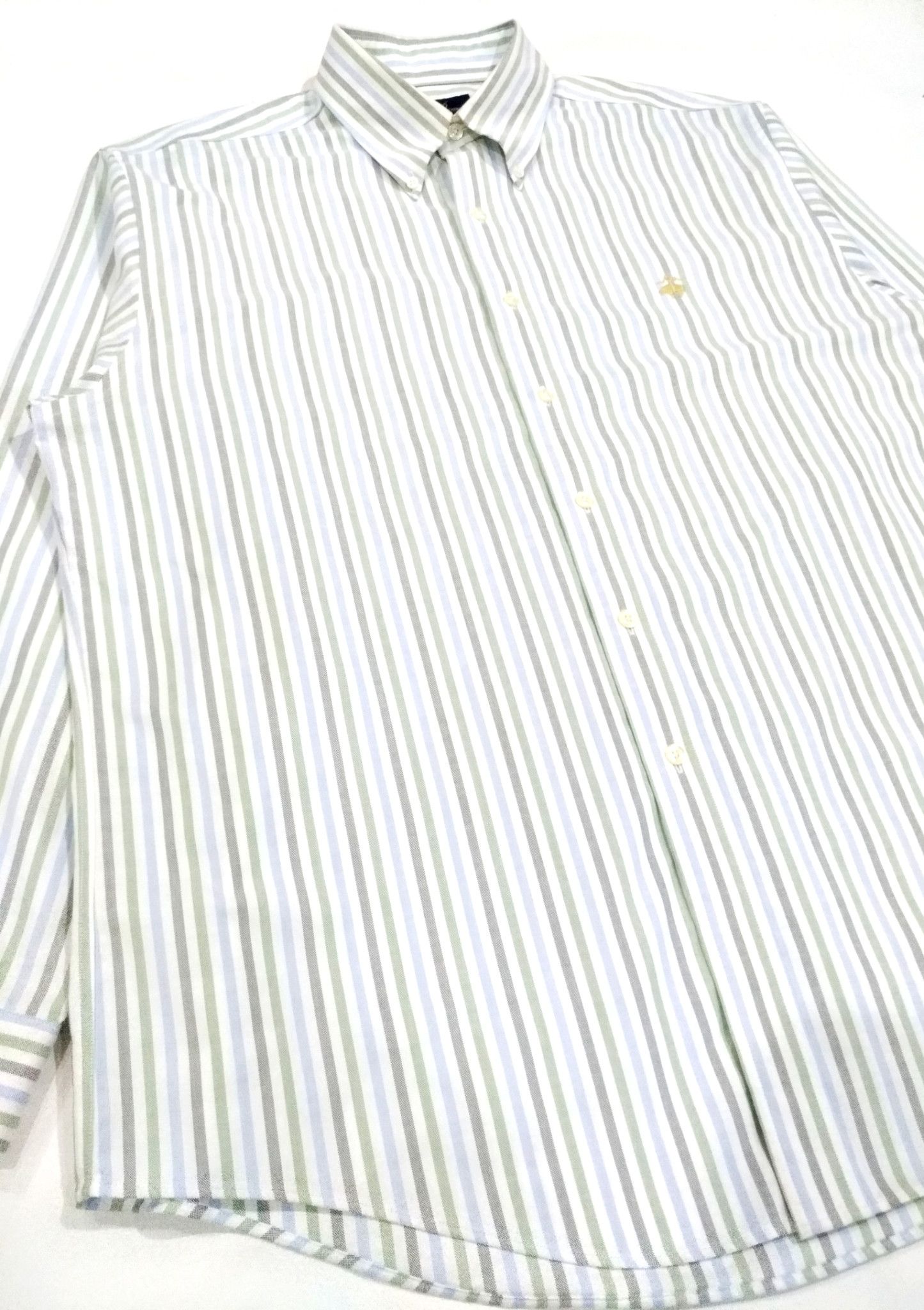 Brooks Brothers BROOKS BROTHERS CASUAL PINSTRIPES L/SLEEVE Size US XL / EU 56 / 4 - 4 Thumbnail