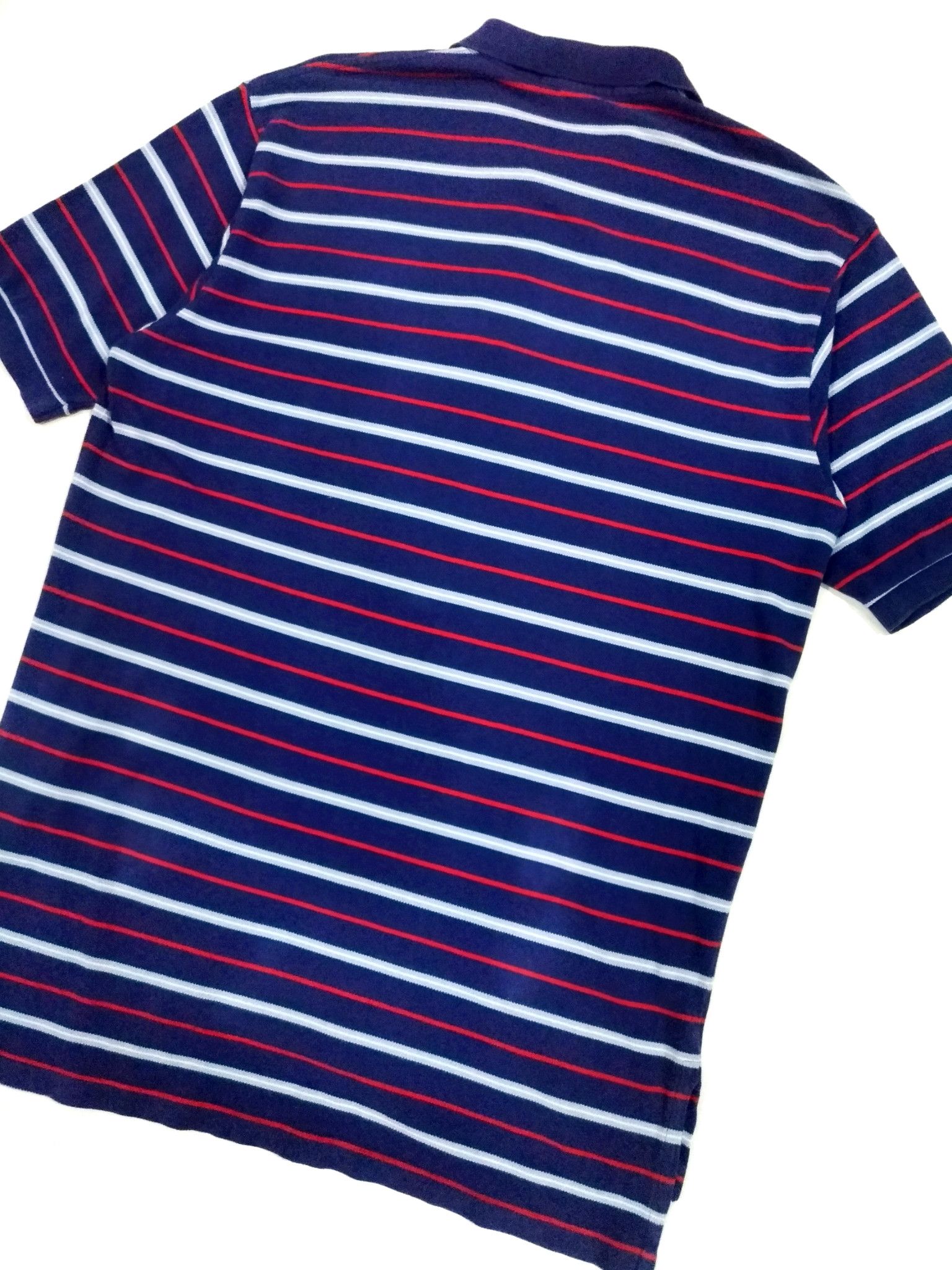 Polo Ralph Lauren × RRL Ralph Lauren × Ralph Lauren POLO by RALPH LAUREN BLUE STRIPES POLO SHIRT Size US XL / EU 56 / 4 - 7 Thumbnail