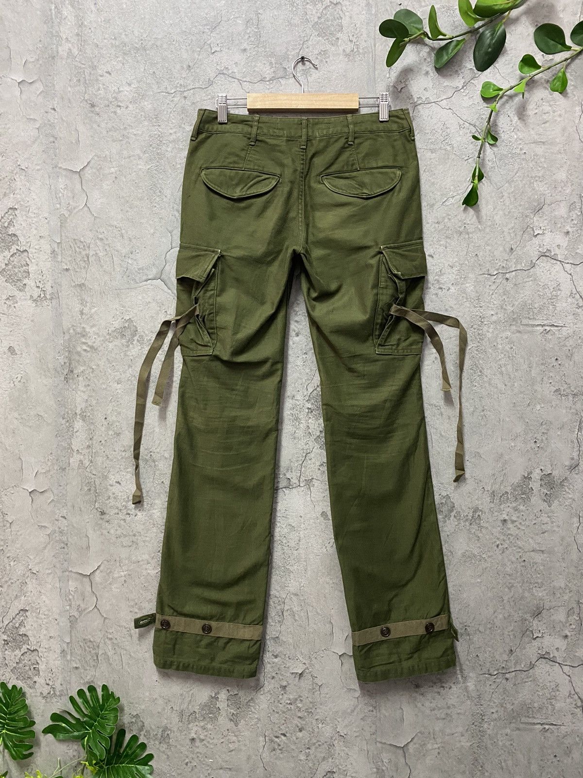 Johnbull × Vintage Vintage Johnbull Reconstructed Bondage Cargo Pants Size US 30 / EU 46 - 2 Thumbnail