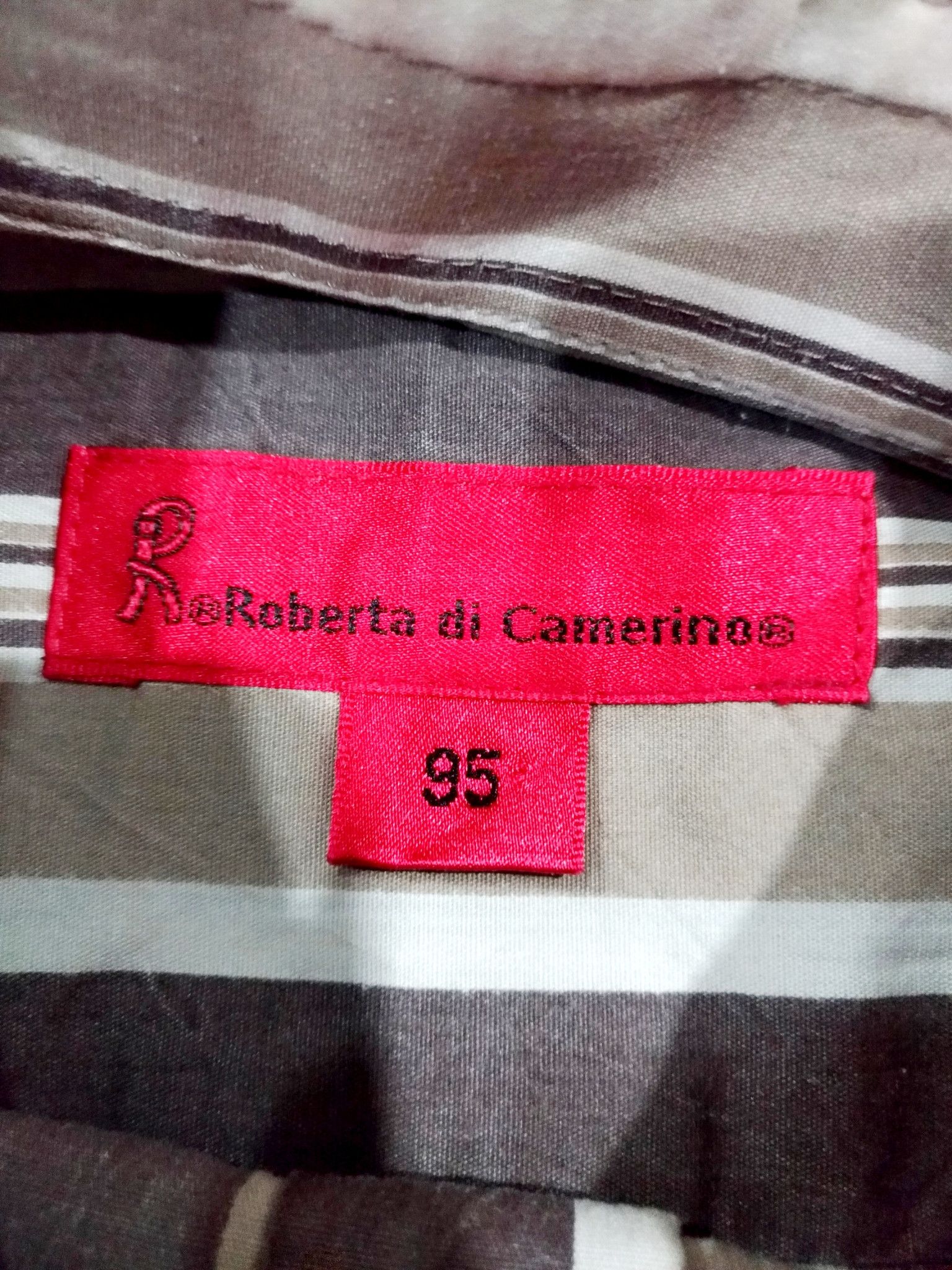 Designer × Roberta di Camerino RARE! ROBERTA DI CAMERINO CANDY STRIPES SHIRT Size US M / EU 48-50 / 2 - 7 Thumbnail