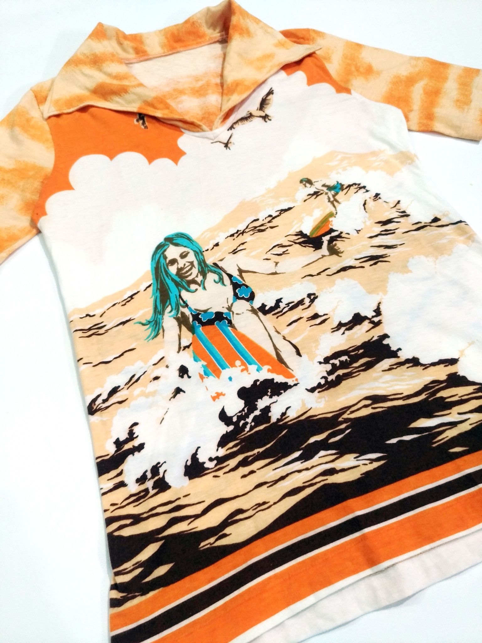 Japanese Brand × Vintage RARE! VTG KAMEOKA KK JAPANESE BRAND FULL PRINT BIKINI GIRL Size S / US 4 / IT 40 - 4 Thumbnail
