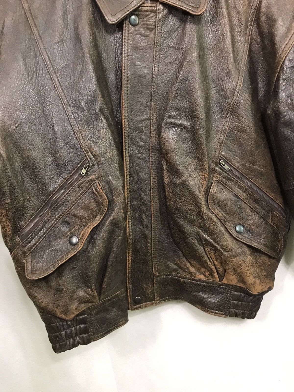 Aero Leathers ROBO LEATHER JACKET BAHRON LTD MATERIAL IN FRANCE Size US M / EU 48-50 / 2 - 7 Thumbnail