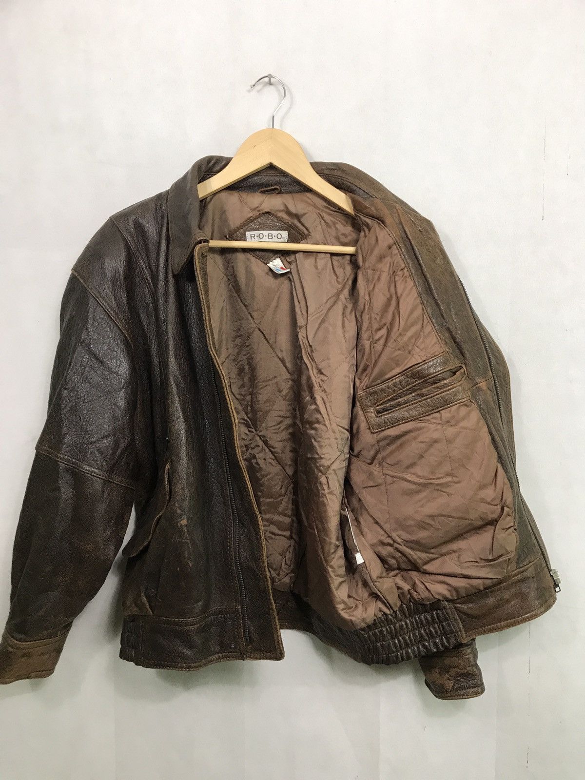 Aero Leathers ROBO LEATHER JACKET BAHRON LTD MATERIAL IN FRANCE Size US M / EU 48-50 / 2 - 8 Thumbnail