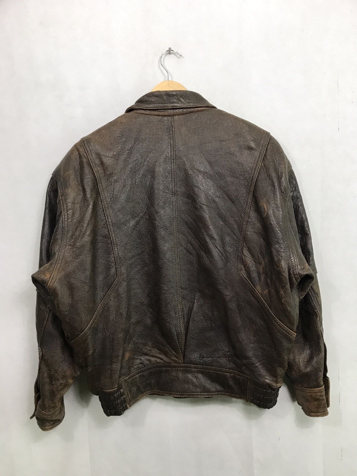Aero Leathers ROBO LEATHER JACKET BAHRON LTD MATERIAL IN FRANCE Size US M / EU 48-50 / 2 - 5 Thumbnail