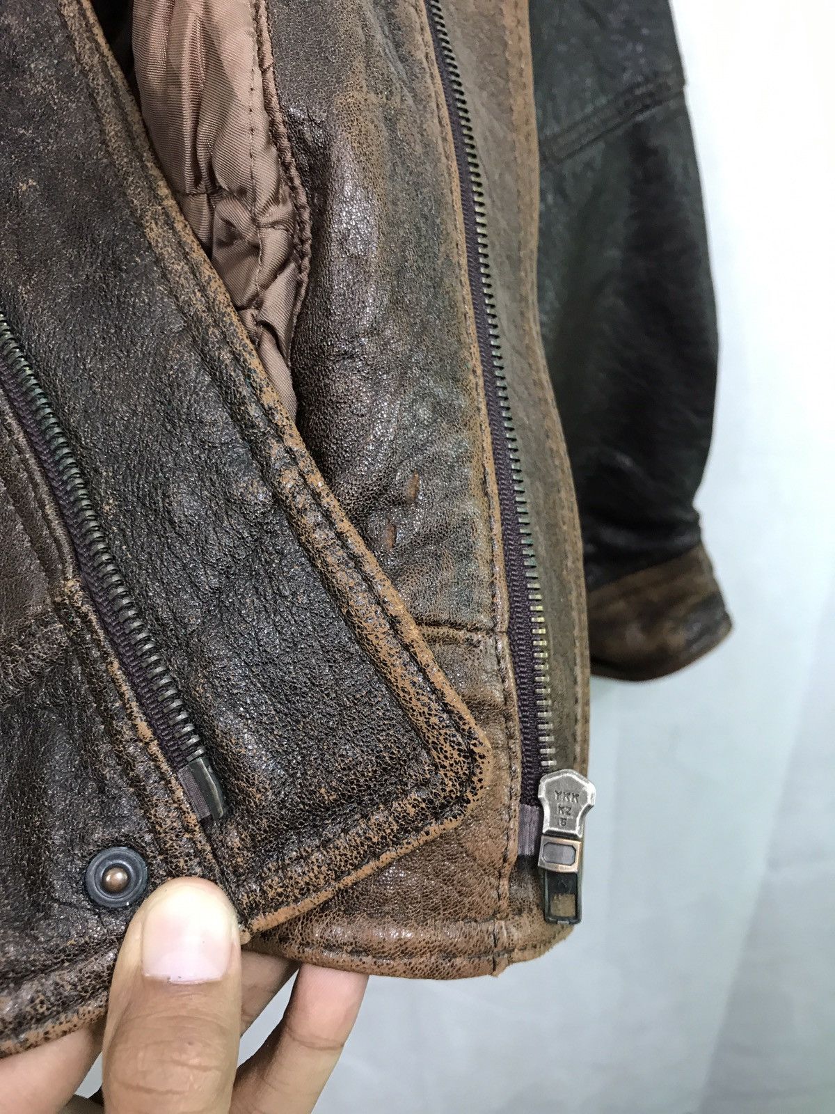 Aero Leathers ROBO LEATHER JACKET BAHRON LTD MATERIAL IN FRANCE Size US M / EU 48-50 / 2 - 9 Thumbnail