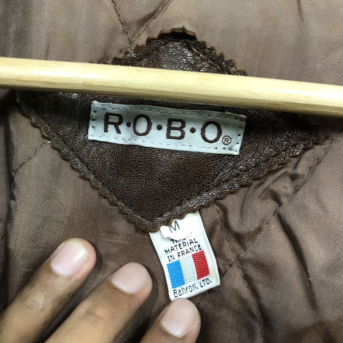 Aero Leathers ROBO LEATHER JACKET BAHRON LTD MATERIAL IN FRANCE Size US M / EU 48-50 / 2 - 10 Thumbnail