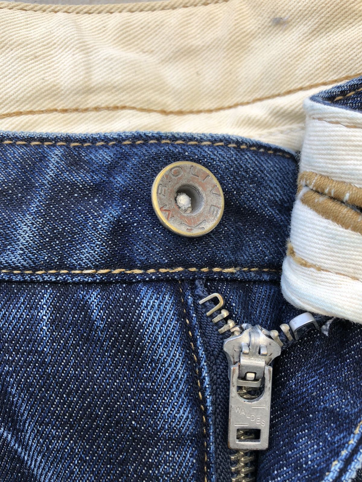 Mr. Olive Mr. Olive Japan Ripped Distressed Denim Selvedge Jeans | Grailed