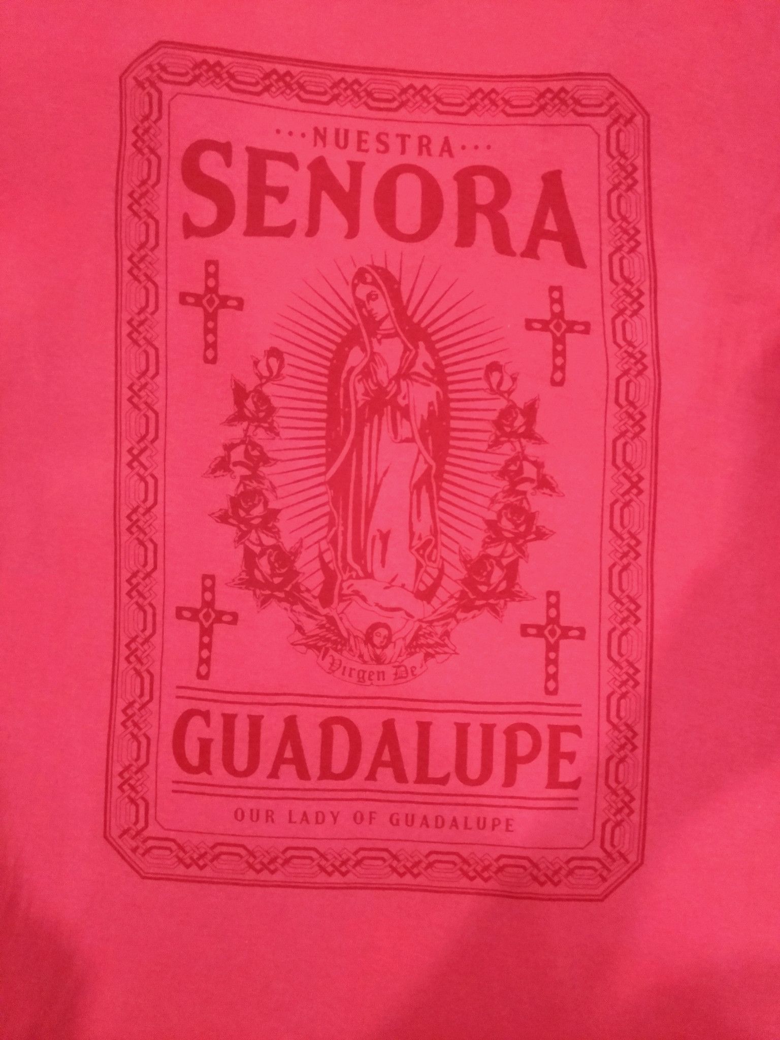 Japanese Brand RARE! STOOGE & CO "SENORA GUADALUPE" VIRGIN MARY TEE Size US M / EU 48-50 / 2 - 4 Thumbnail
