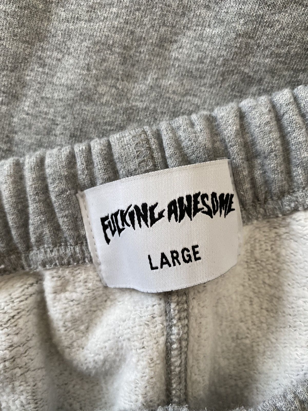 Fucking Awesome RARE OG Fucking Awesome Grey God of Bombs Sweatpants Large Size US 34 / EU 50 - 4 Thumbnail