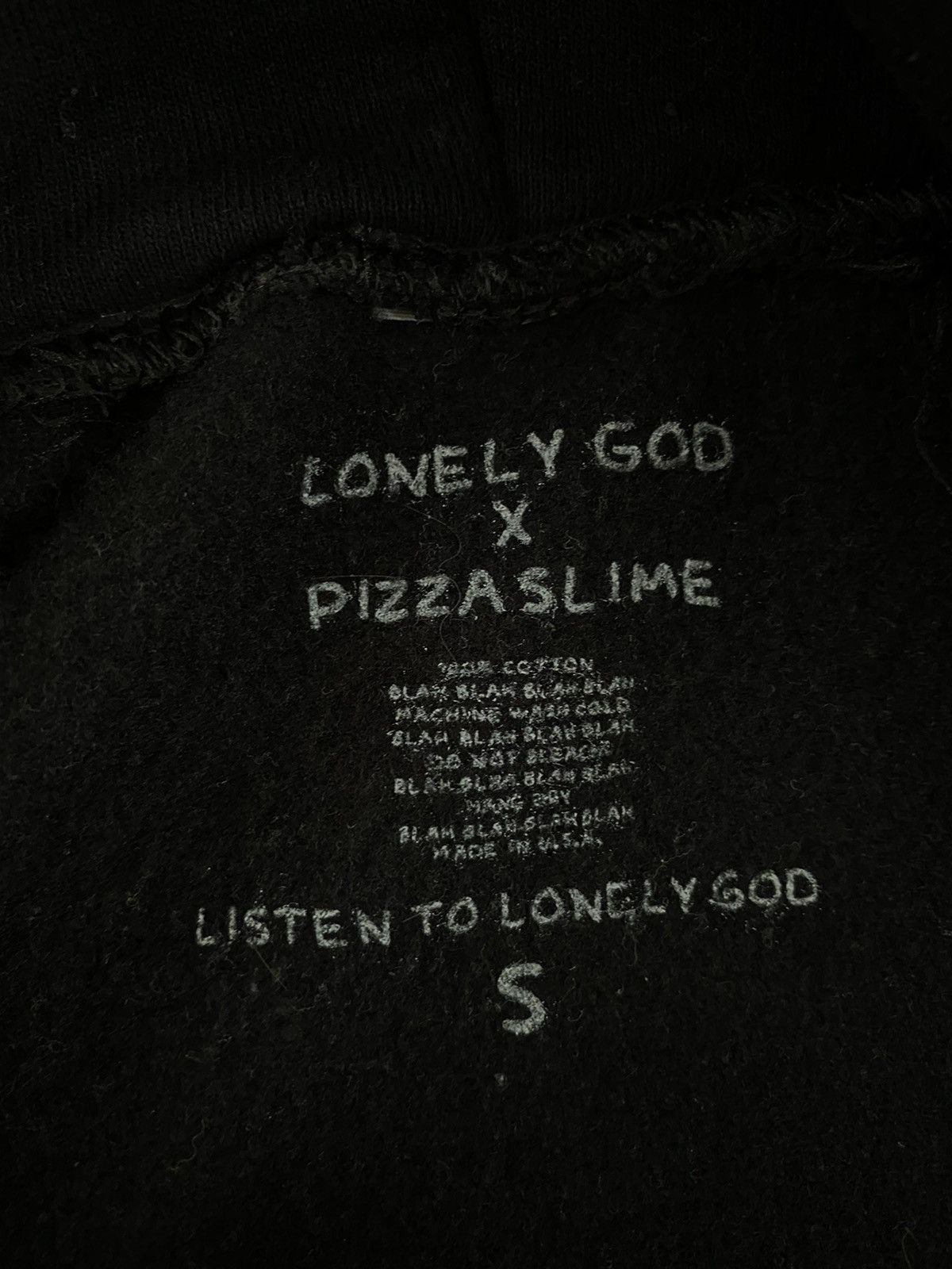 Pizza Slime Pizza Slime x Lonley God White “ Lonley “ Arc Hoodie Small Size US S / EU 44-46 / 1 - 2 Thumbnail