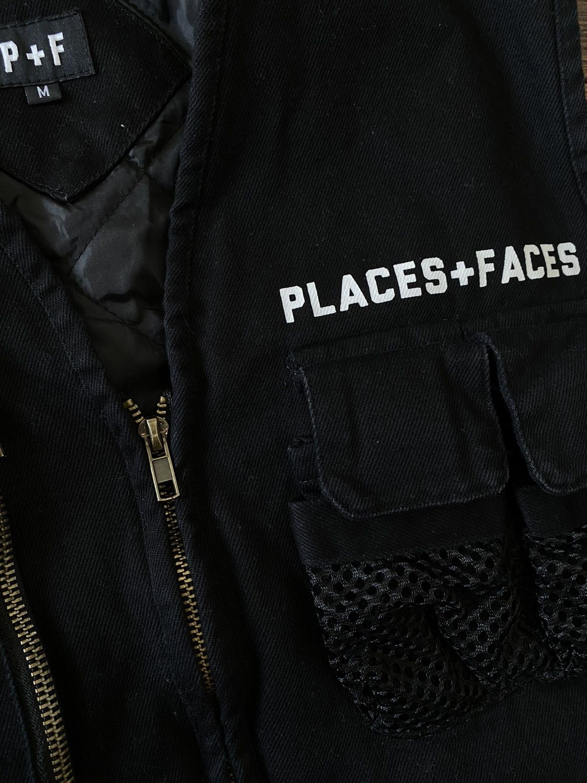 Places + Faces Places + Faces Black Heavy Canvas Tactical Work Vest UK 🧊❄️ Size US M / EU 48-50 / 2 - 2 Thumbnail