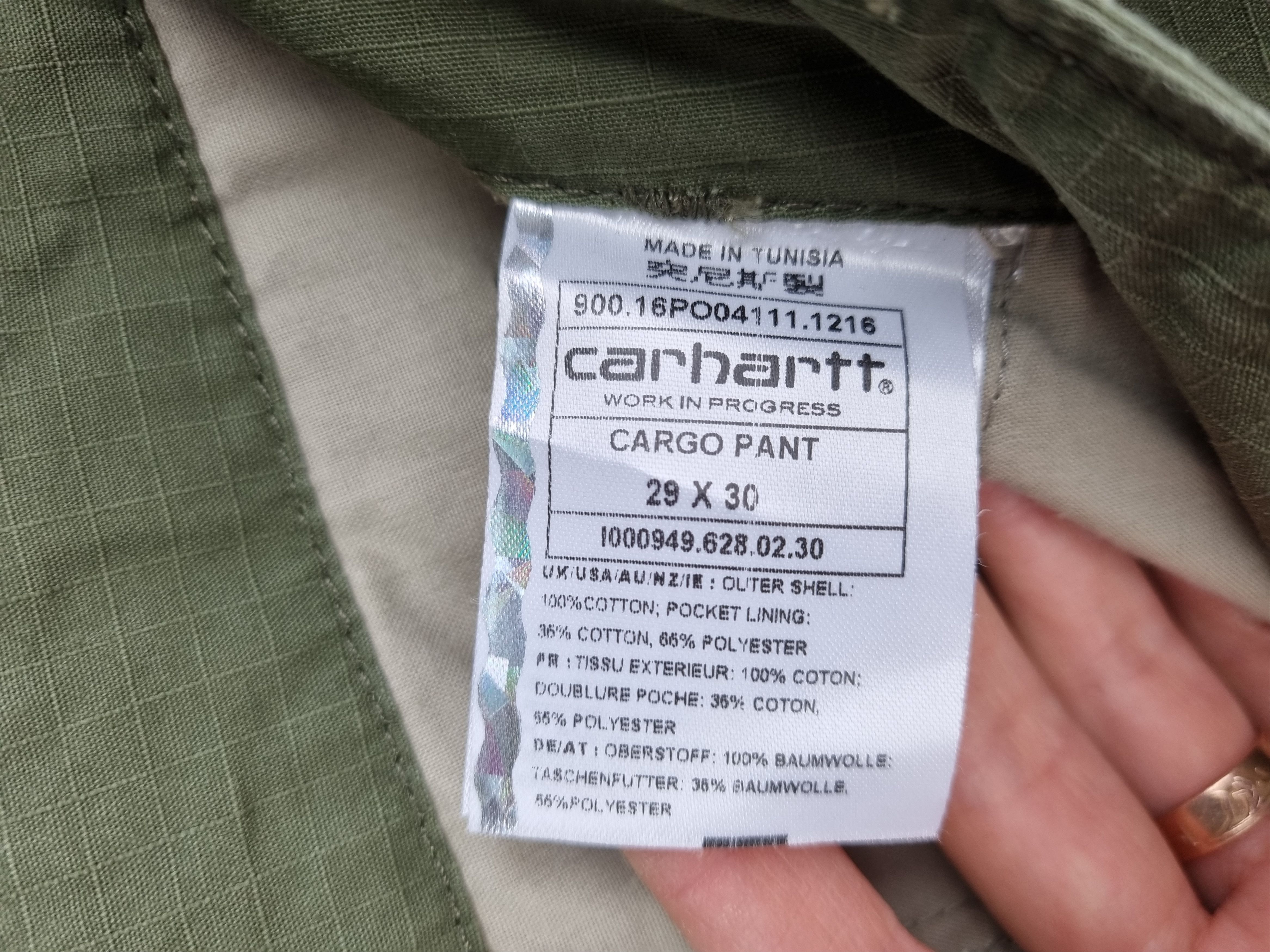 Carhartt × Carhartt Wip New Carhartt Cargo Military Pants Size US 29 - 11 Thumbnail