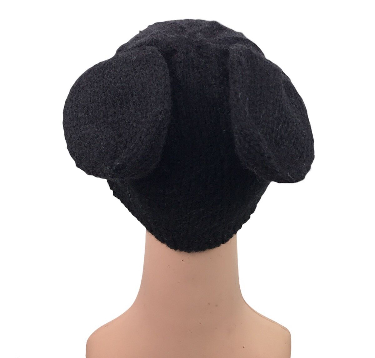 Japanese Brand × Vintage Black Mouse Ear Beanie Like Comme Des Garcons Size ONE SIZE - 4 Thumbnail