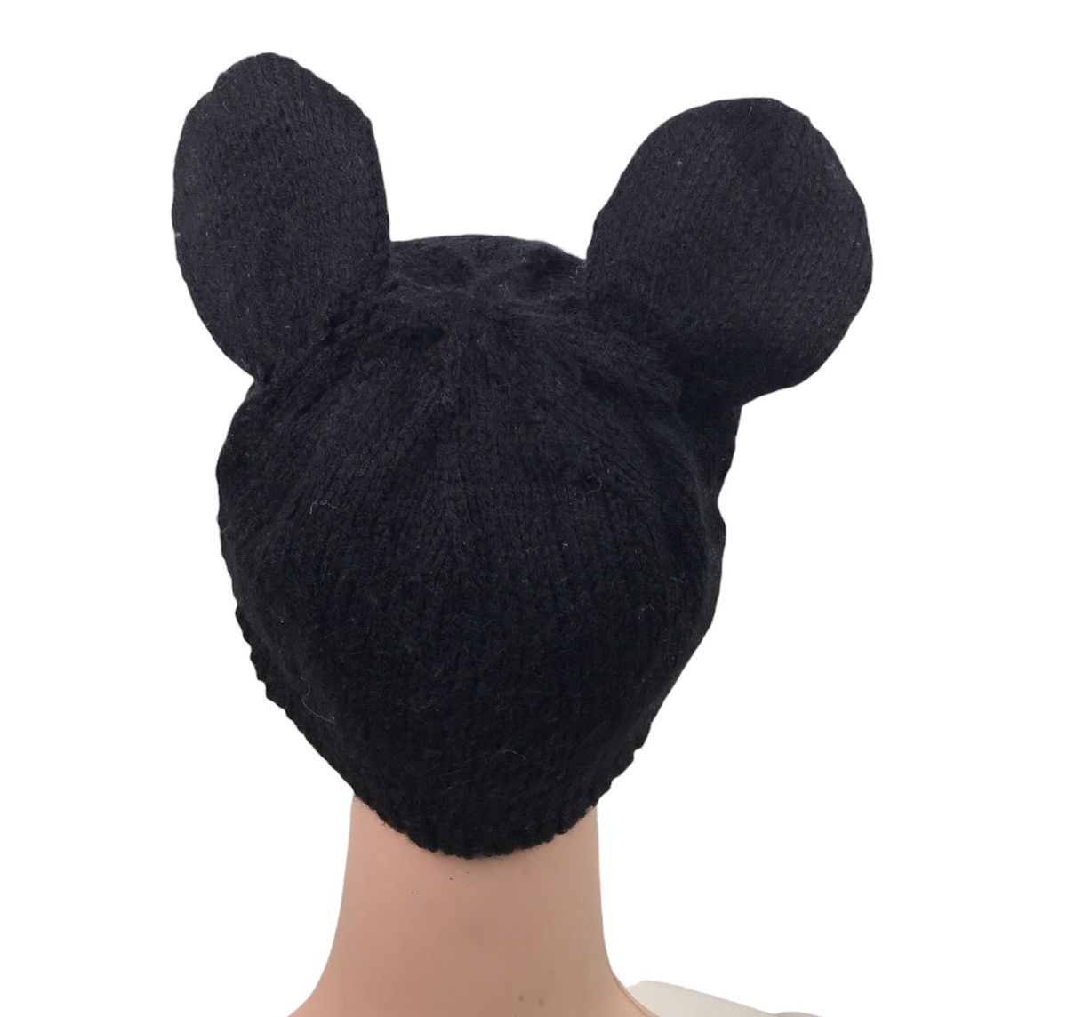 Japanese Brand × Vintage Black Mouse Ear Beanie Like Comme Des Garcons Size ONE SIZE - 3 Thumbnail