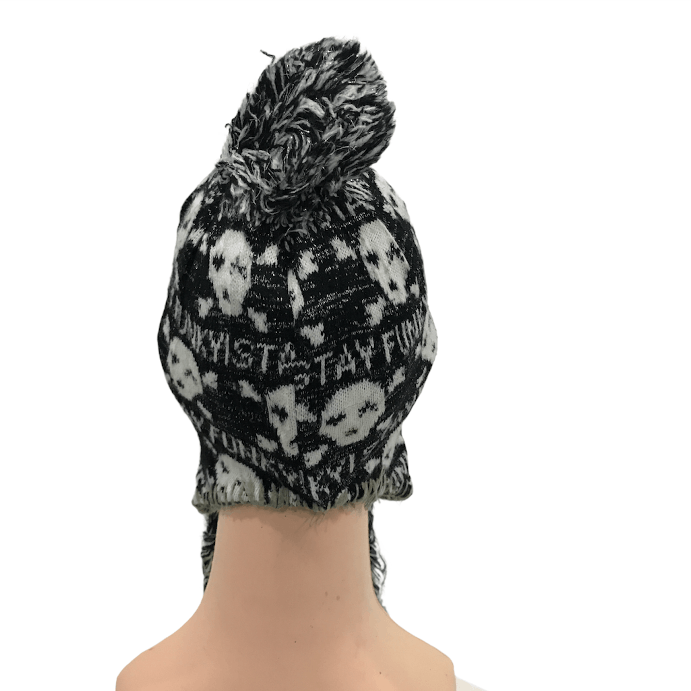 Japanese Brand × Vintage Vintage Japanese Full Skulls Beanie Hats Size ONE SIZE - 3 Thumbnail