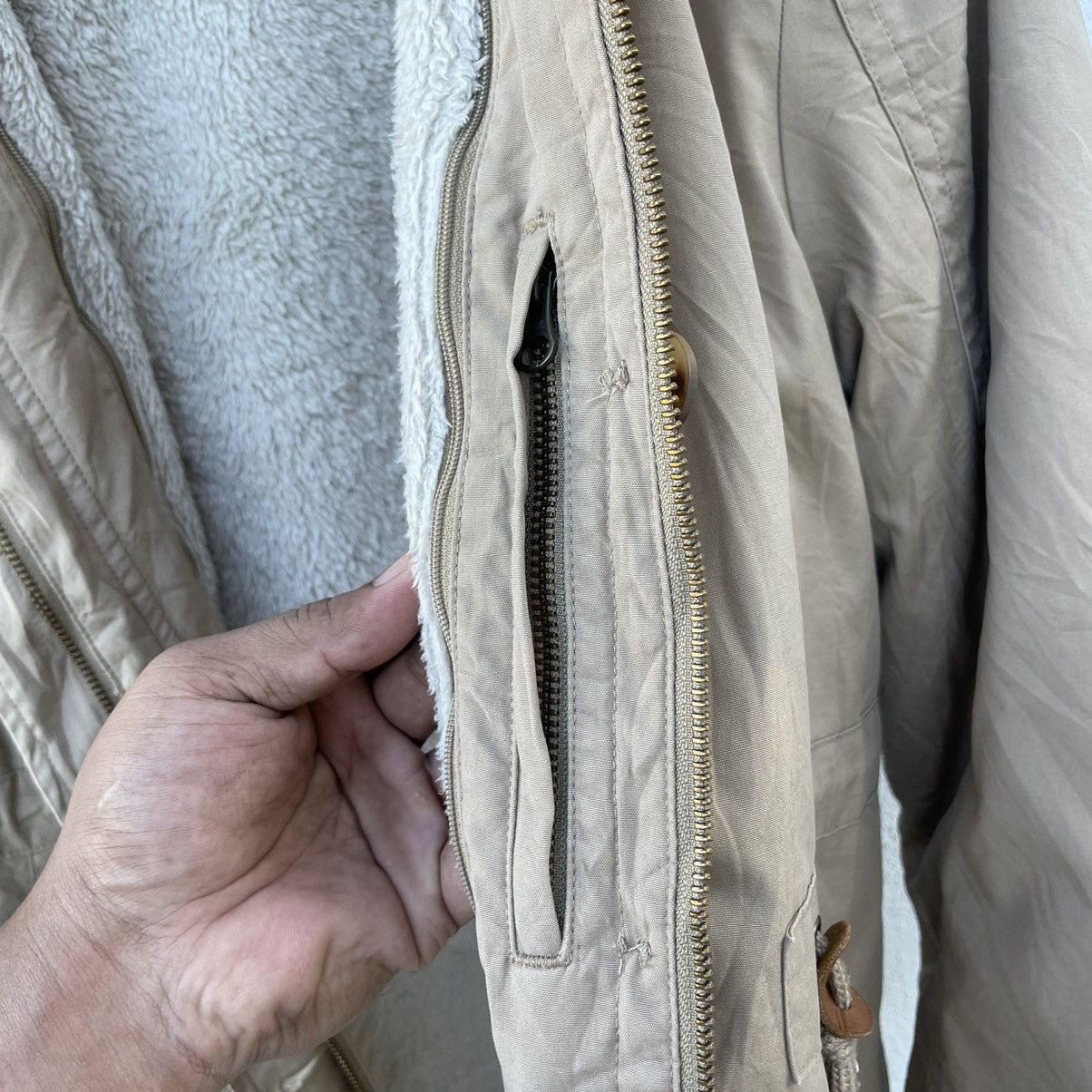 L.L. Bean × Vintage L.L. Bean Hoodie Sherpa Jacket Size US L / EU 52-54 / 3 - 4 Thumbnail