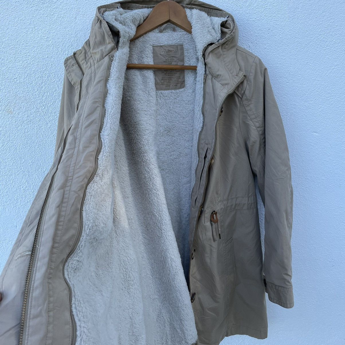 L.L. Bean × Vintage L.L. Bean Hoodie Sherpa Jacket Size US L / EU 52-54 / 3 - 3 Thumbnail