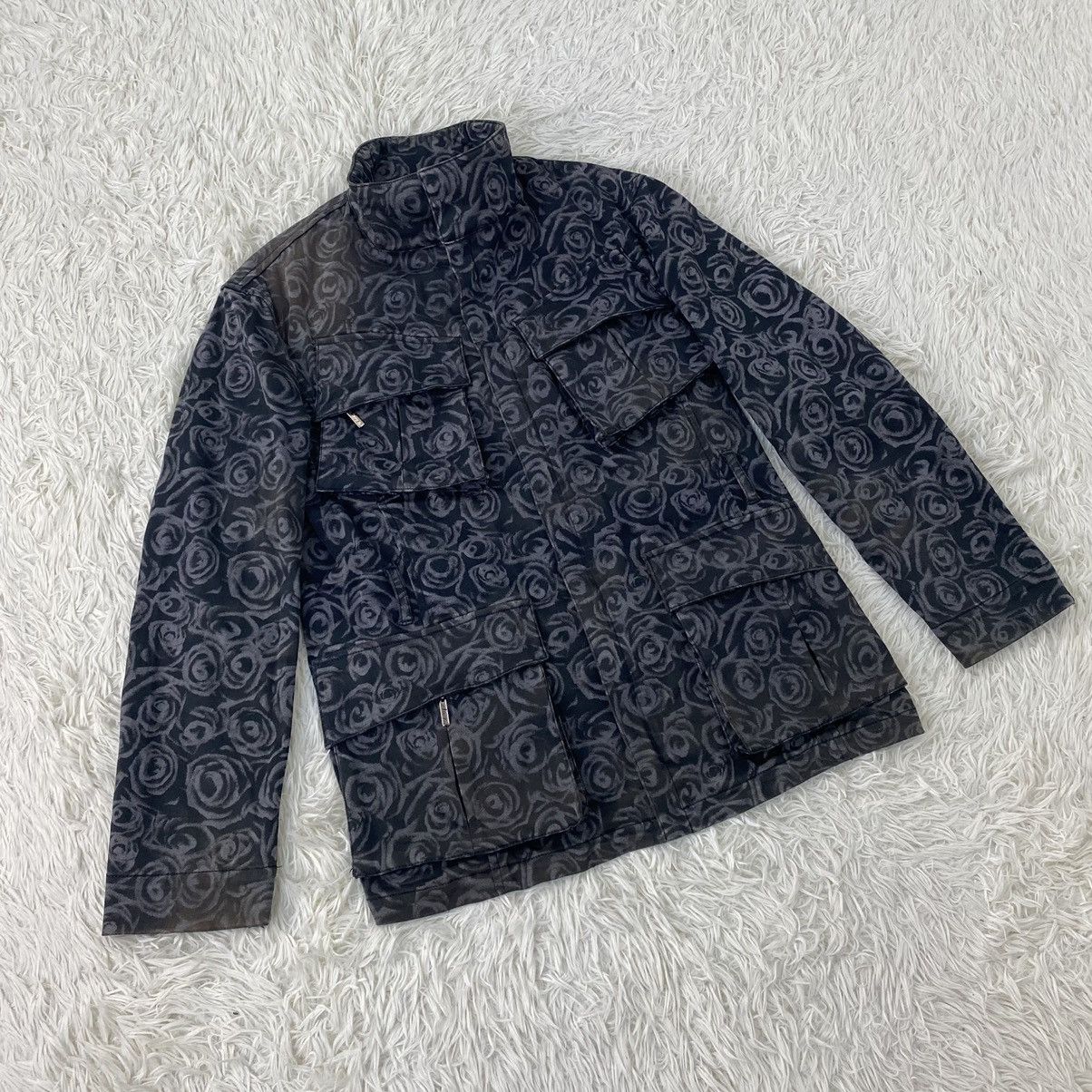 Gaultier Homme Objet GAULTIER HOMME OBJET FLORAL DESIGN FADED JACKET SIZE 48 Size US M / EU 48-50 / 2 - 4 Thumbnail