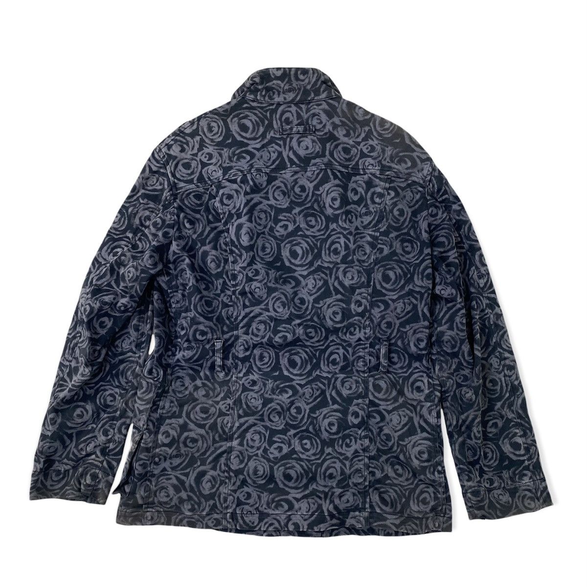 Gaultier Homme Objet GAULTIER HOMME OBJET FLORAL DESIGN FADED JACKET SIZE 48 Size US M / EU 48-50 / 2 - 2 Thumbnail