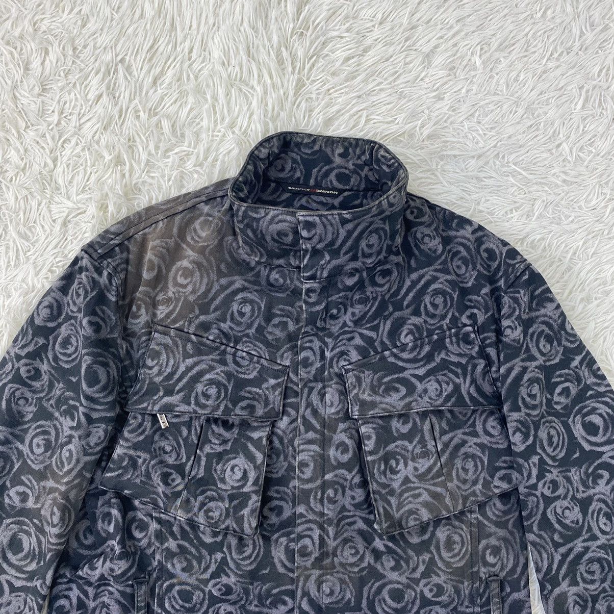 Gaultier Homme Objet GAULTIER HOMME OBJET FLORAL DESIGN FADED JACKET SIZE 48 Size US M / EU 48-50 / 2 - 6 Thumbnail