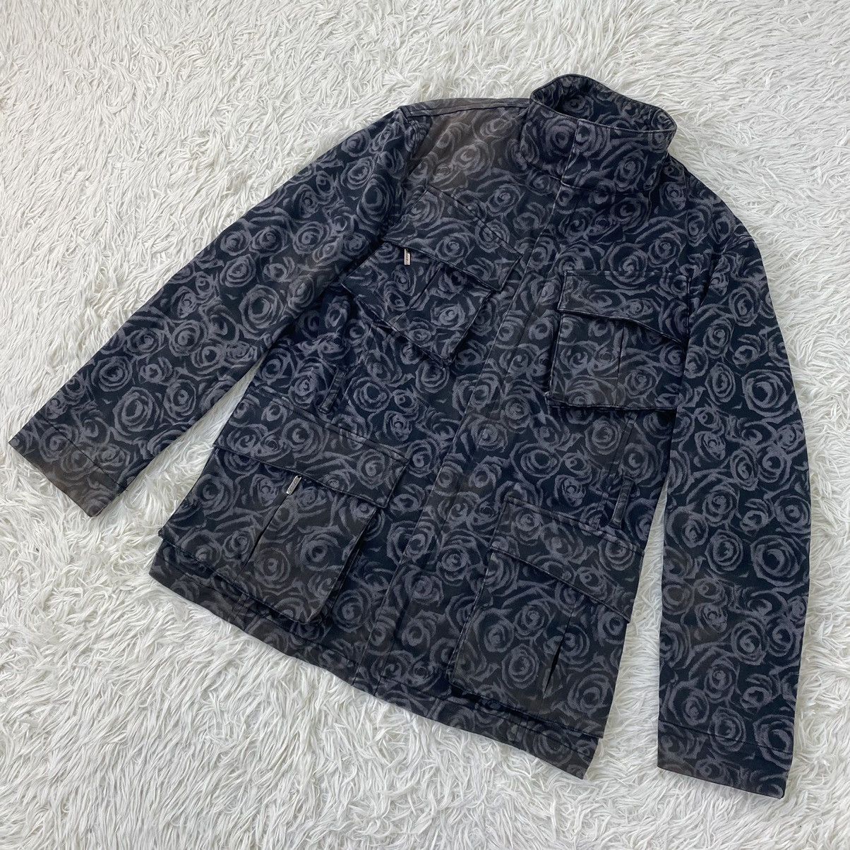 Gaultier Homme Objet GAULTIER HOMME OBJET FLORAL DESIGN FADED JACKET SIZE 48 Size US M / EU 48-50 / 2 - 3 Thumbnail
