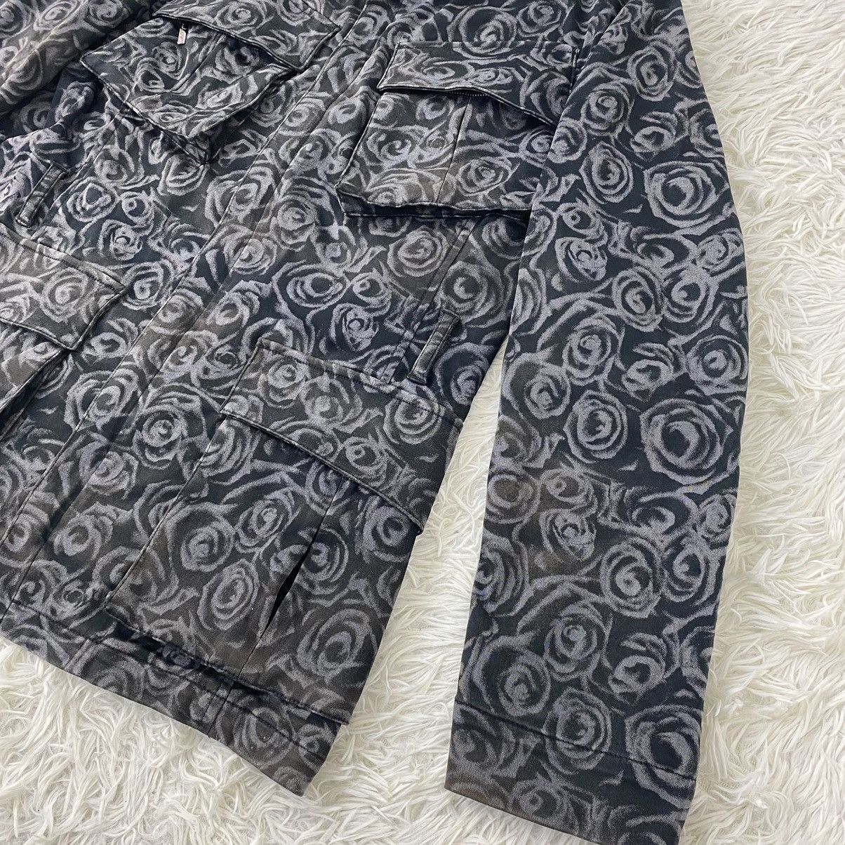 Gaultier Homme Objet GAULTIER HOMME OBJET FLORAL DESIGN FADED JACKET SIZE 48 Size US M / EU 48-50 / 2 - 9 Thumbnail