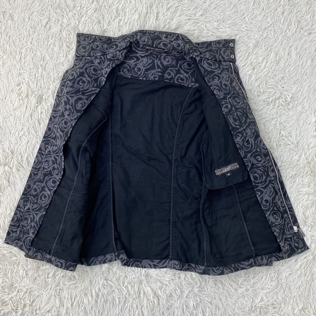 Gaultier Homme Objet GAULTIER HOMME OBJET FLORAL DESIGN FADED JACKET SIZE 48 Size US M / EU 48-50 / 2 - 19 Thumbnail
