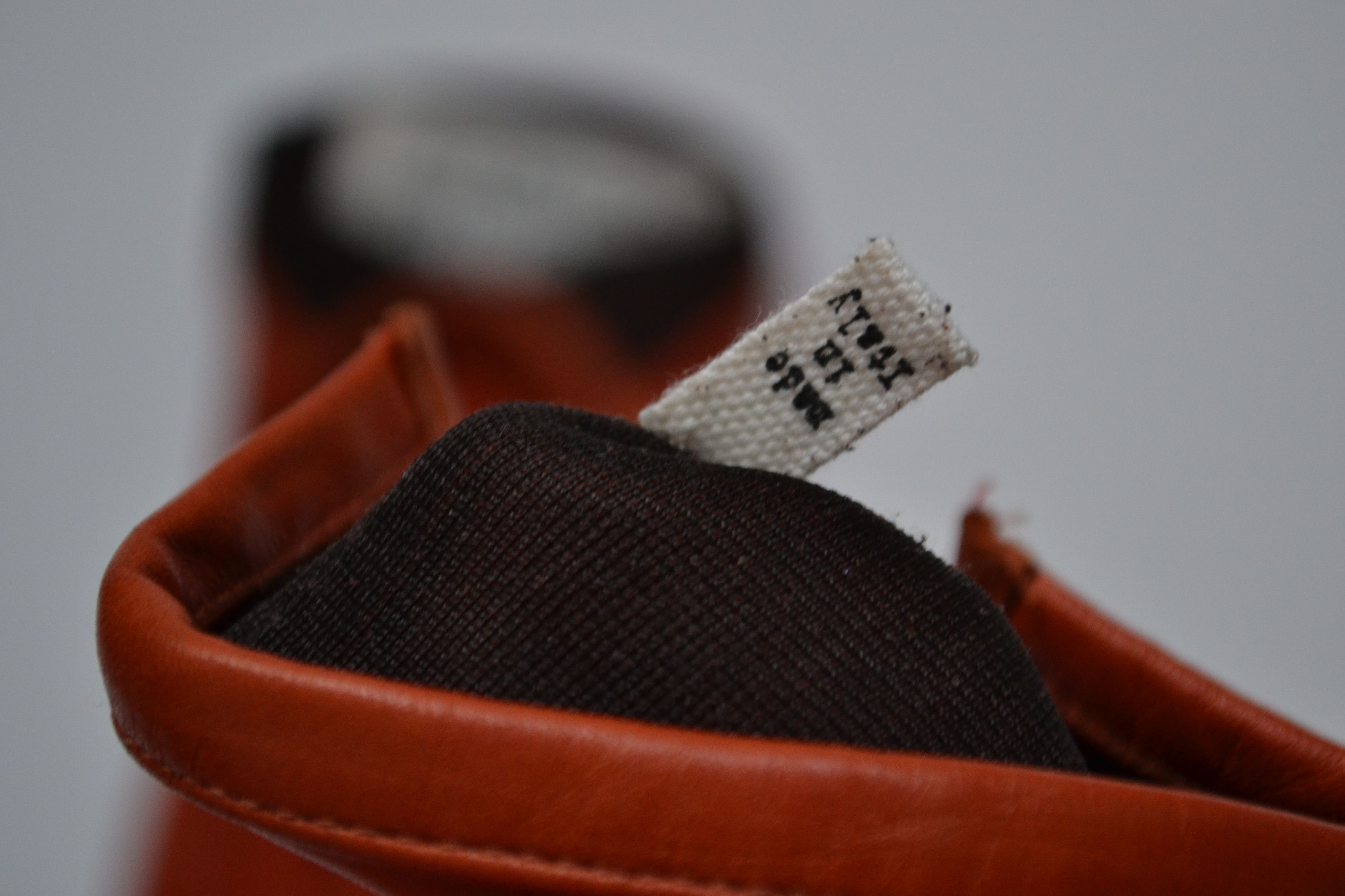 Maison Margiela MAISON MARGIELA Gloves Leather Orange Vintage Womens Sz S Size ONE SIZE - 7 Thumbnail