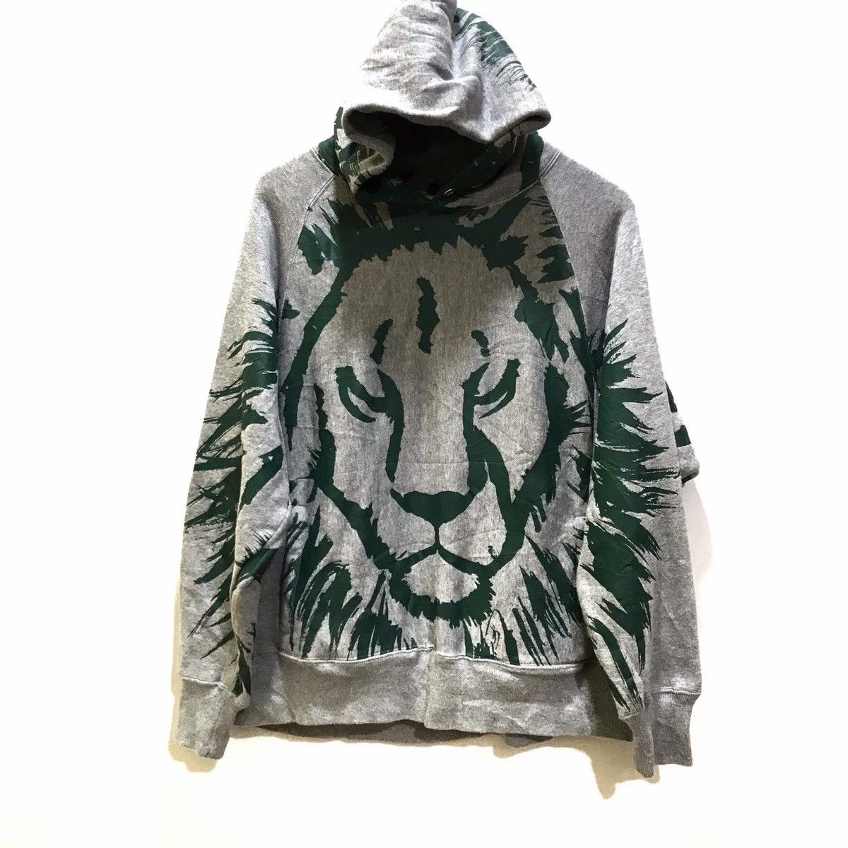 Japanese Brand × Vintage Vintage Japanese Brand Lion Sweatshirts Over Prints Size US L / EU 52-54 / 3 - 2 Thumbnail