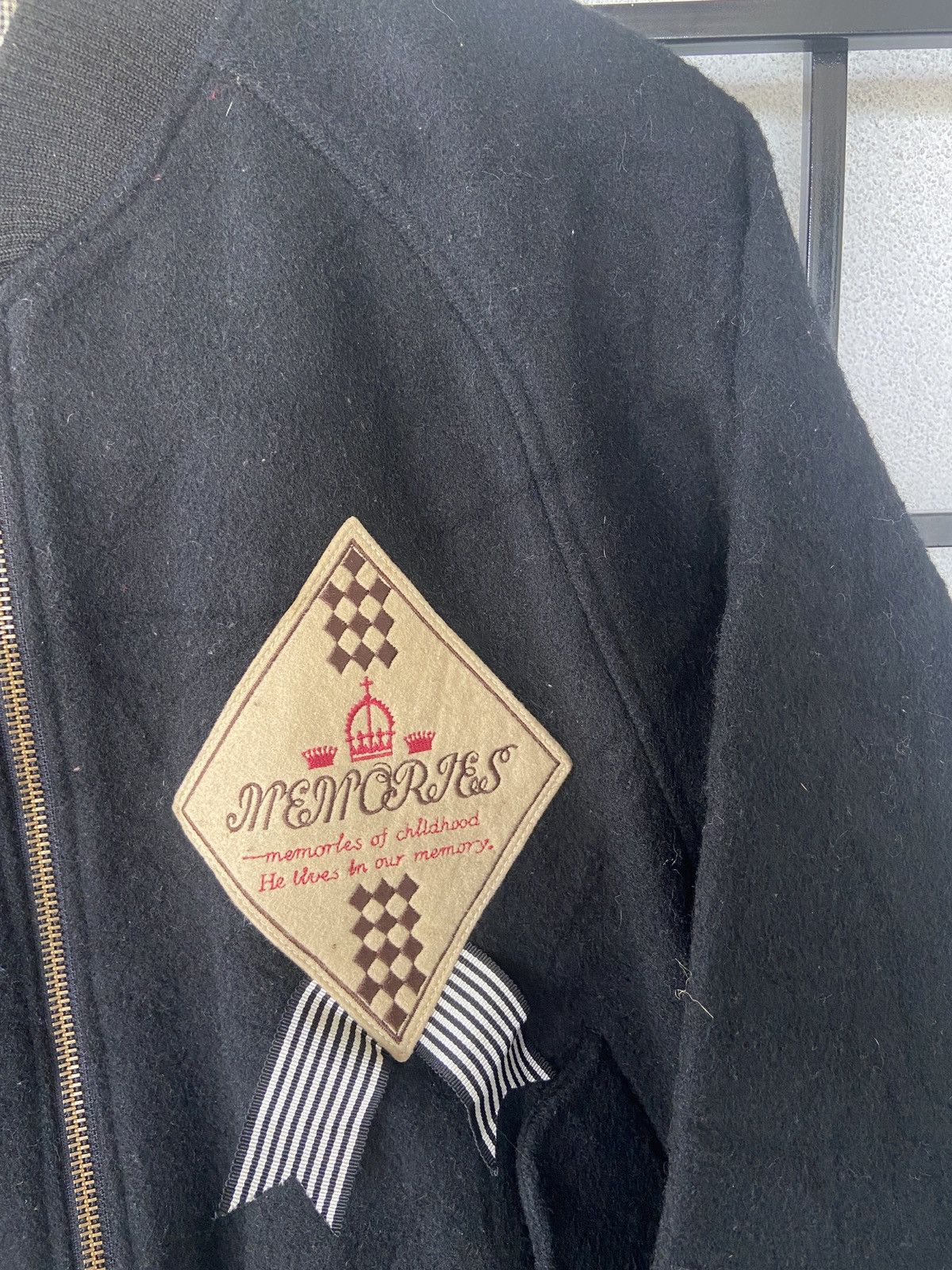 Vintage Vintage Girl Girl Navigate Wool Bomber Jacket Size US M / EU 48-50 / 2 - 5 Thumbnail