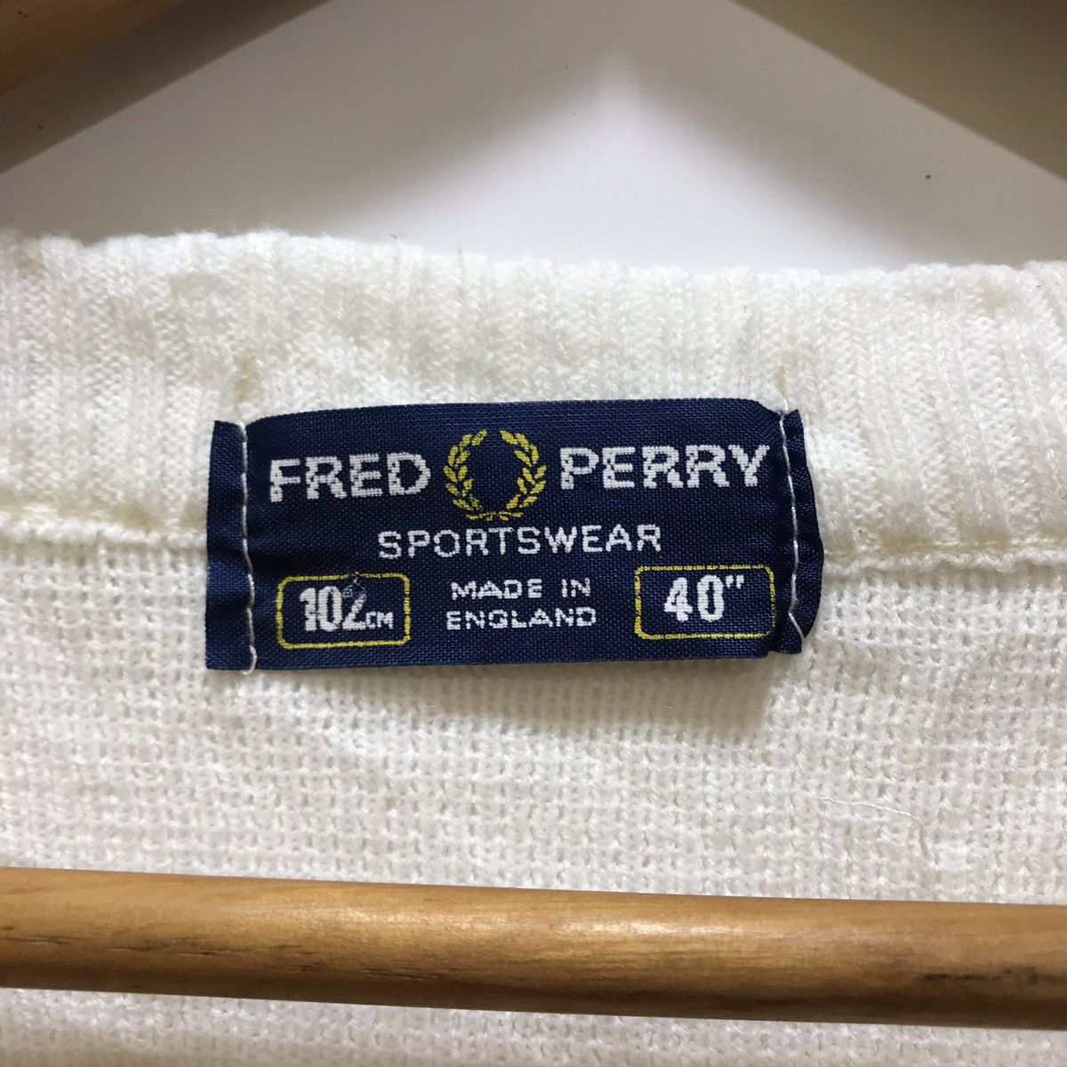 Fred Perry × Vintage Fred Perry Vest Vintage England Size 40L - 2 Thumbnail