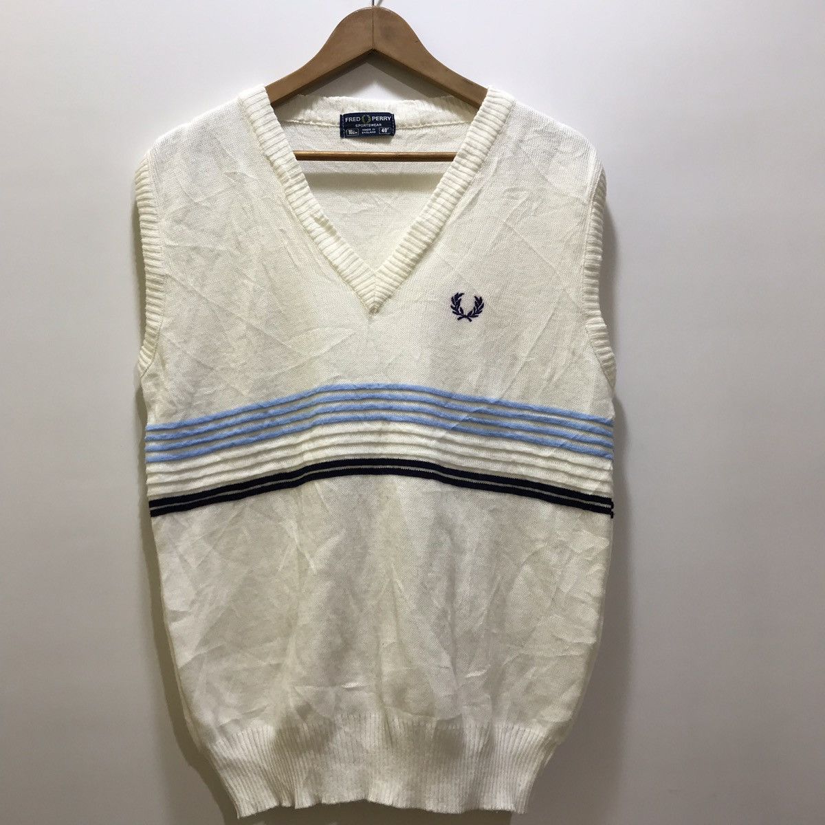 Fred Perry × Vintage Fred Perry Vest Vintage England Size 40L - 1 Thumbnail