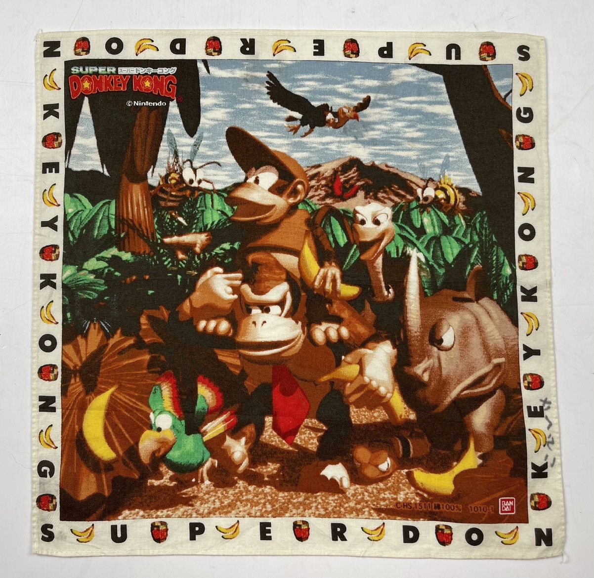 Japanese Brand × Vintage super donkey kong handkerchief pocket square Size ONE SIZE - 1 Thumbnail