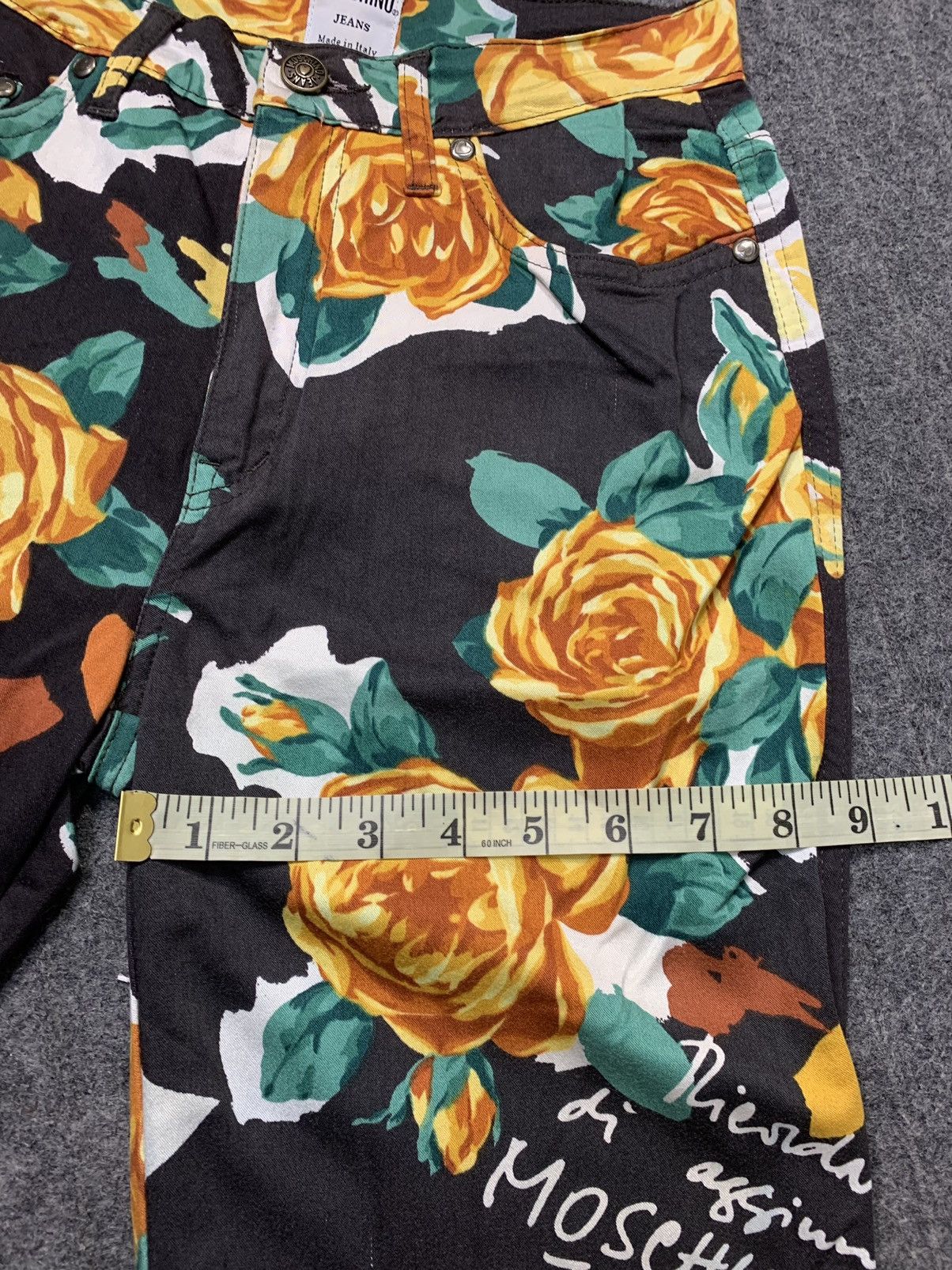 Moschino Moschino Riesda Agrimmore Jeans Bold Multi-Color Floral Pant Size 27" / US 4 / IT 40 - 13 Thumbnail