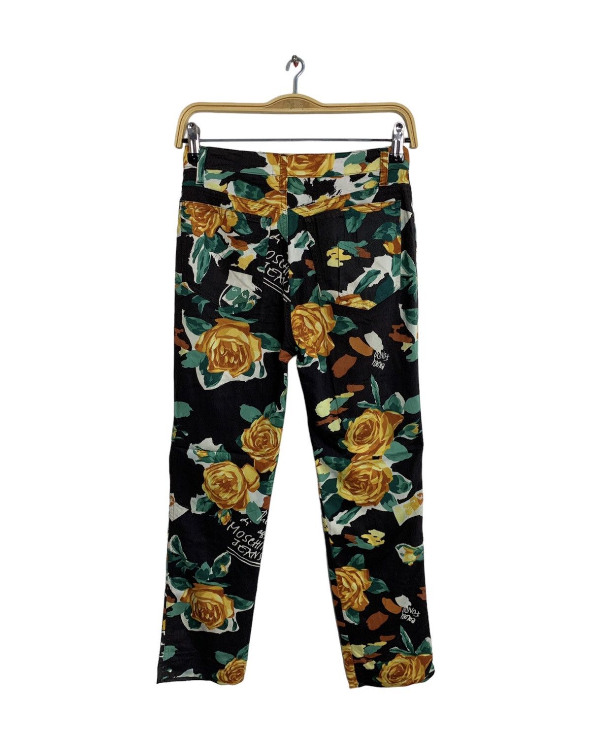 Moschino Moschino Riesda Agrimmore Jeans Bold Multi-Color Floral Pant Size 27" / US 4 / IT 40 - 2 Thumbnail