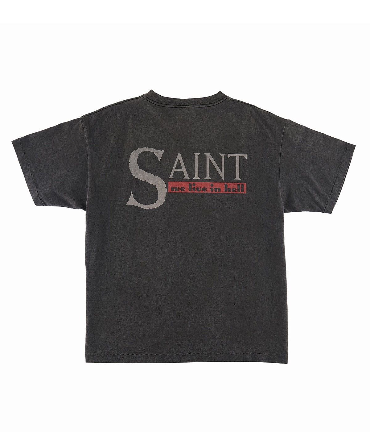 READYMADE × Saint Michael Saint Michael WE LIVE IN HELL 2pac TEE 