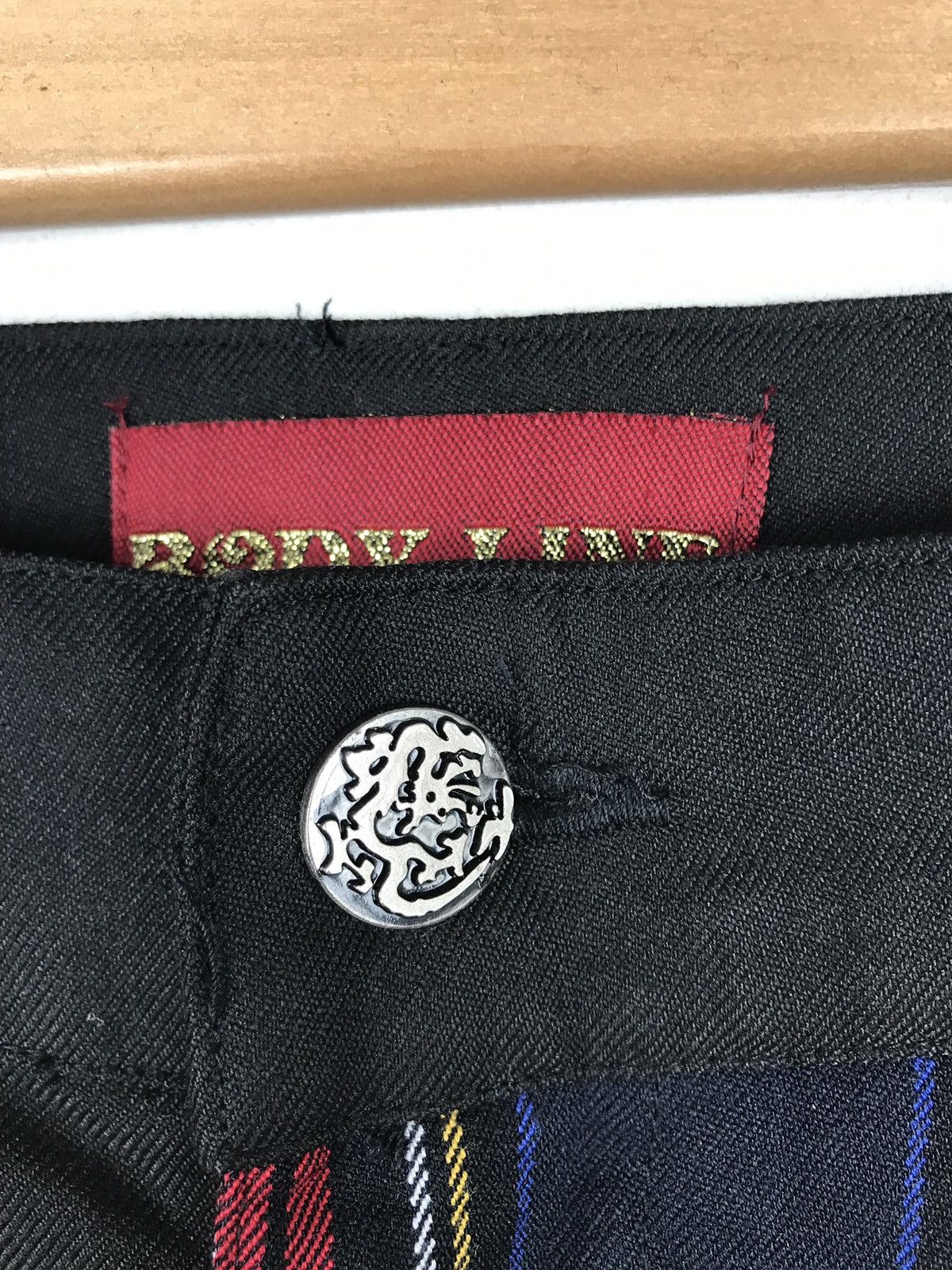 Japanese Brand Body line Combine checked pants nice design Size US 26 / EU 42 - 4 Thumbnail