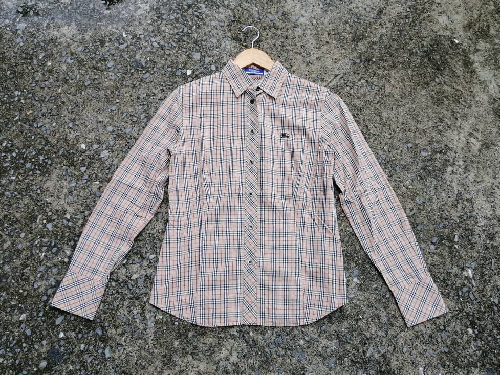 Burberry Burberry Blue Label Nova Check Longsleeve Buttons Shirt Size S / US 4 / IT 40 - 1 Thumbnail