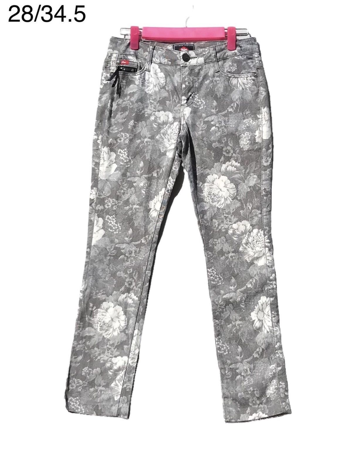 Vintage 🔥Accept Binding Offer🔥 Lee Cooper Denim Pants Floral Size US 28 / EU 44 - 1 Thumbnail