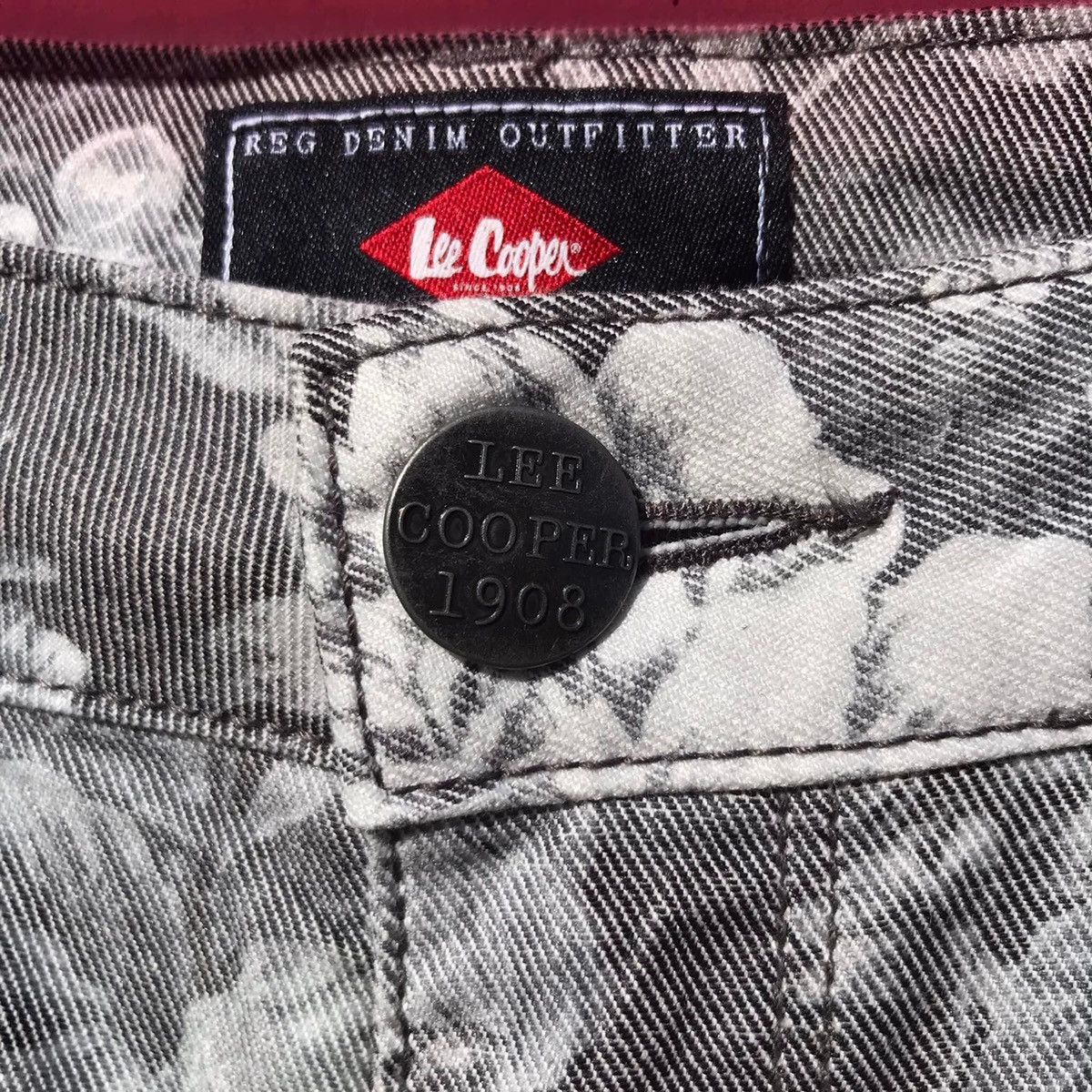 Vintage 🔥Accept Binding Offer🔥 Lee Cooper Denim Pants Floral Size US 28 / EU 44 - 16 Thumbnail
