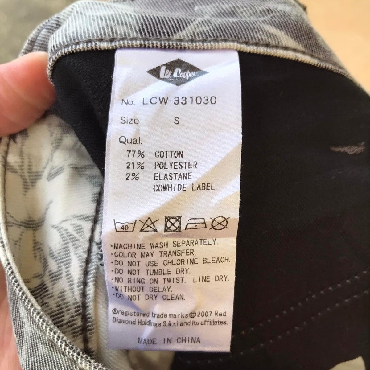 Vintage 🔥Accept Binding Offer🔥 Lee Cooper Denim Pants Floral Size US 28 / EU 44 - 13 Thumbnail