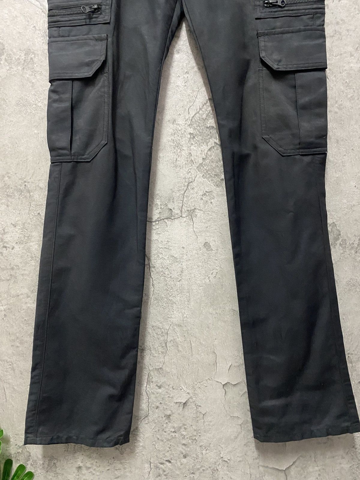 Japanese Brand × Schlussel Schlussel Japan Tactical Multipocket Black Oil Cargo Pants Size US 30 / EU 46 - 5 Thumbnail