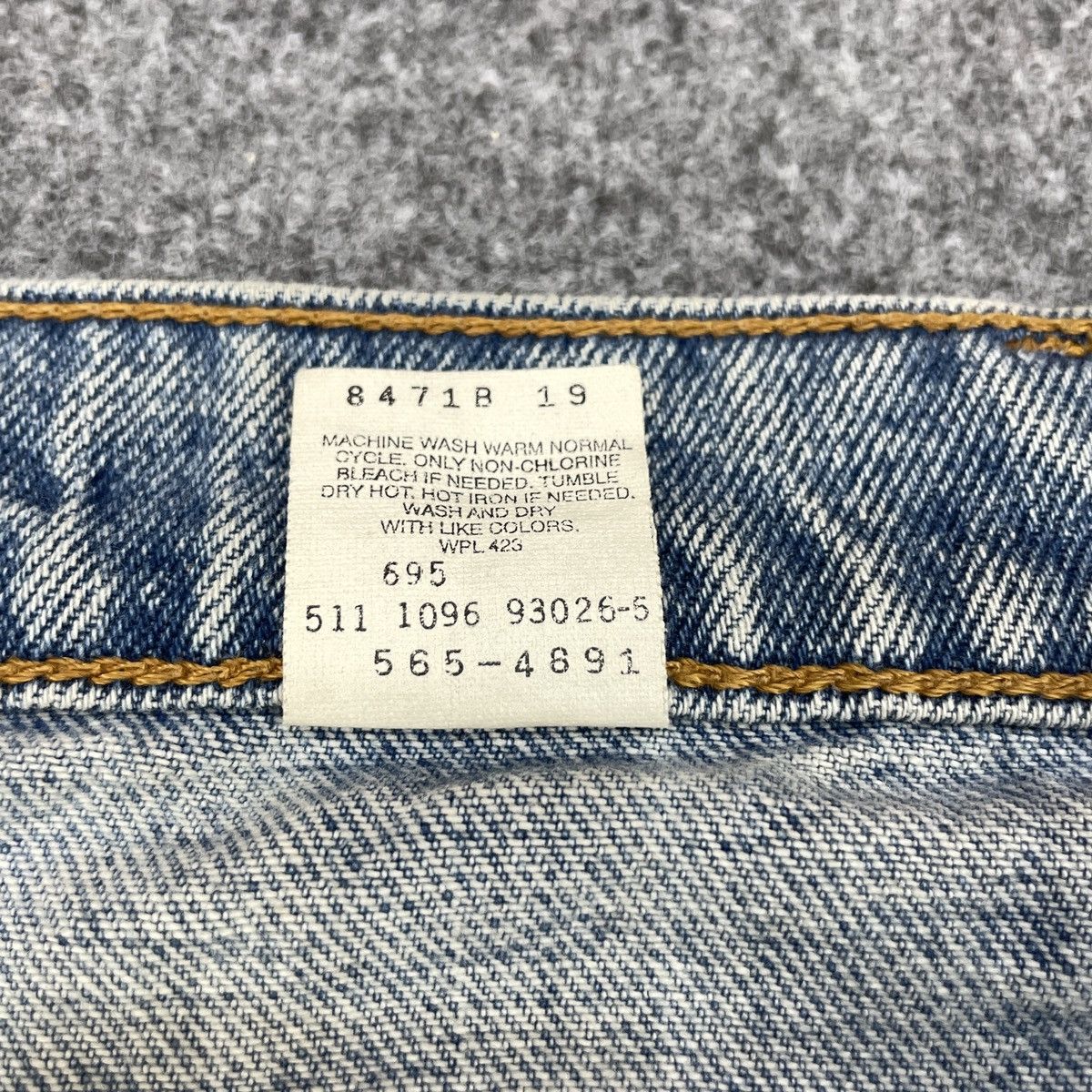 Levi's × Vintage Vintage Levi's 565 Blue Light Wash - wc 273 Size US 42 / EU 58 - 11 Thumbnail