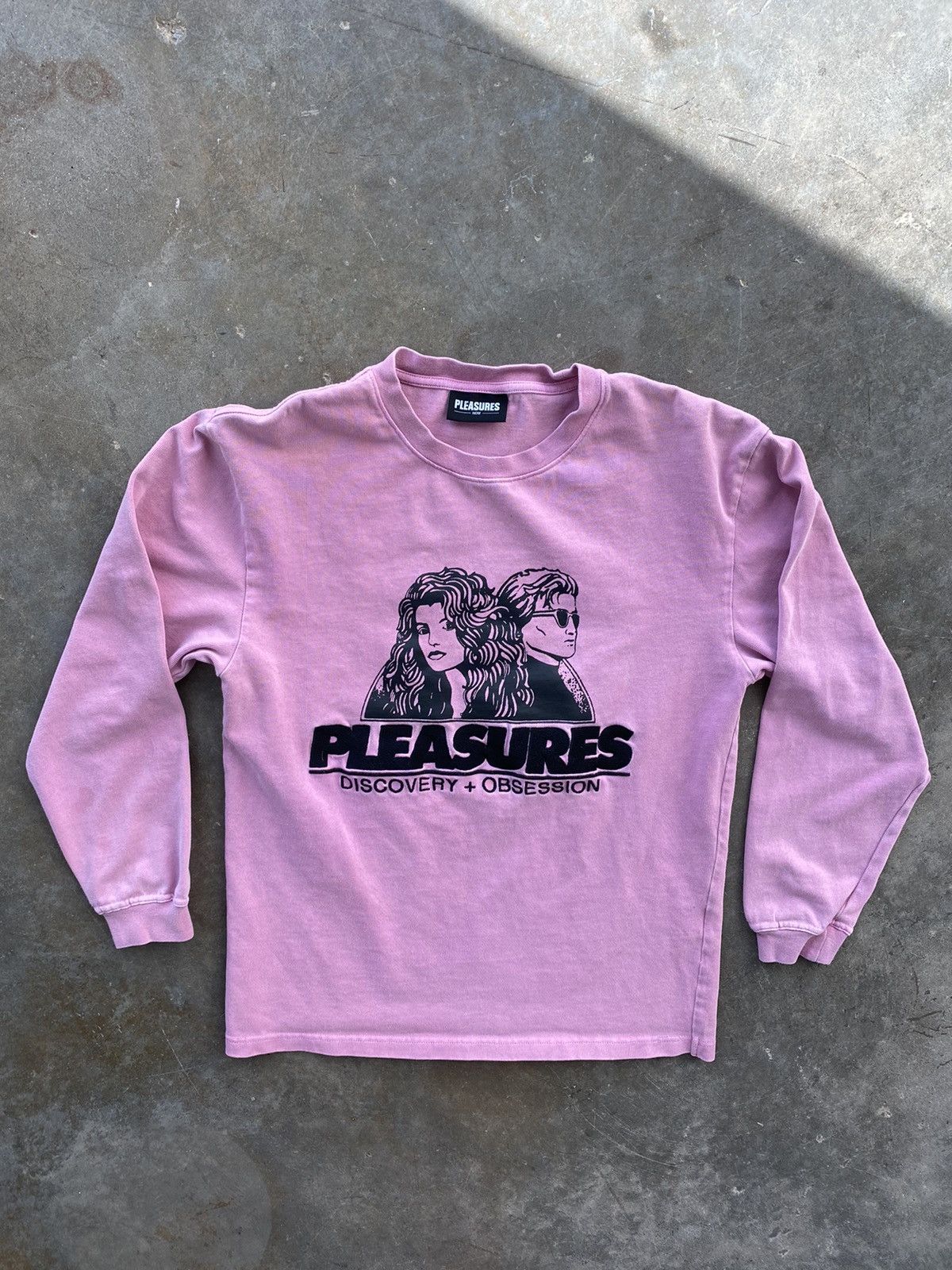 Pleasures Pleasures Discovery + Obsession Pink Heavyweight Long Sleeve Size US S / EU 44-46 / 1 - 1 Thumbnail