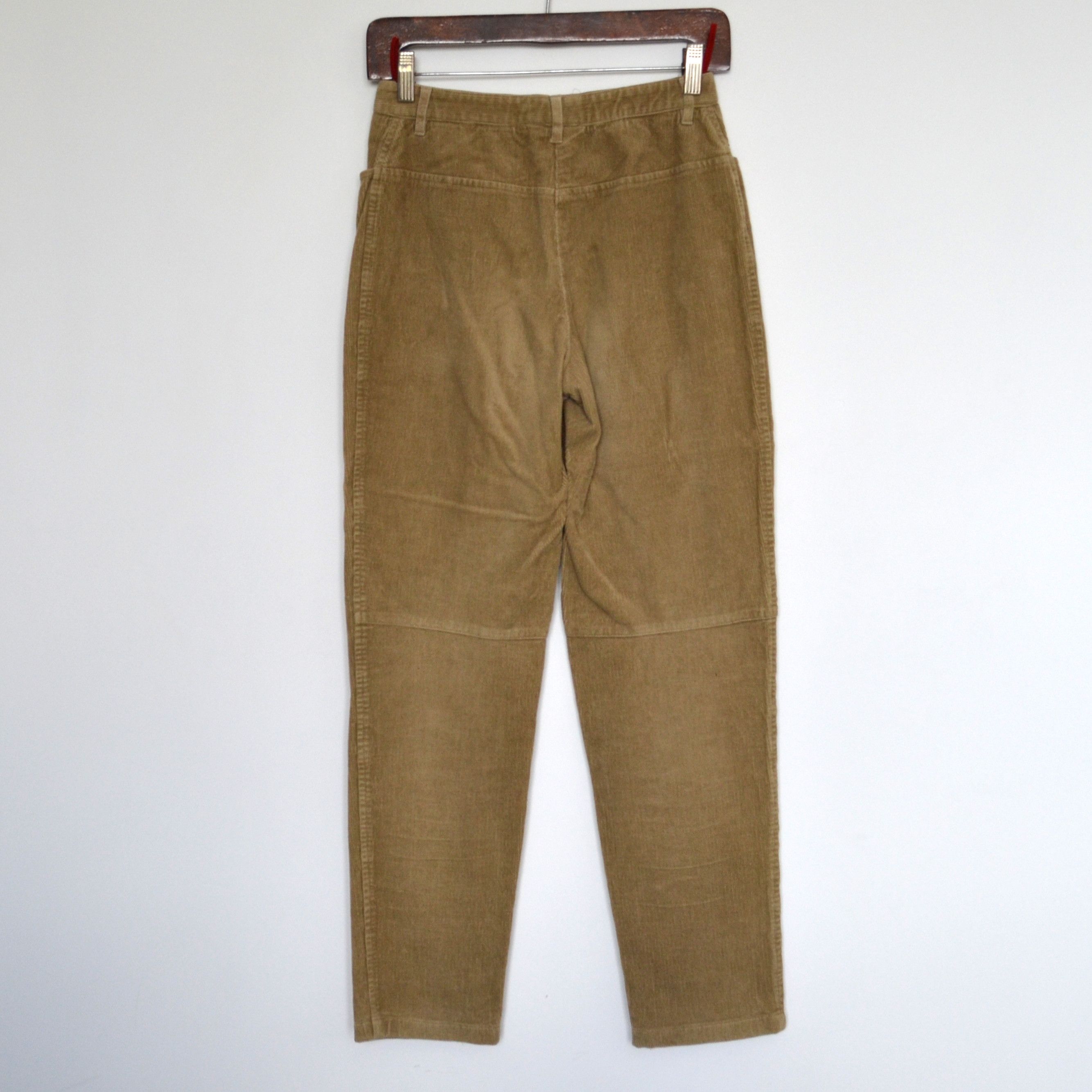 Prada 🔴 PRADA Pants Trousers Red Tab Corduroy Brown Cotton Zip Size US 26 / EU 42 - 3 Thumbnail