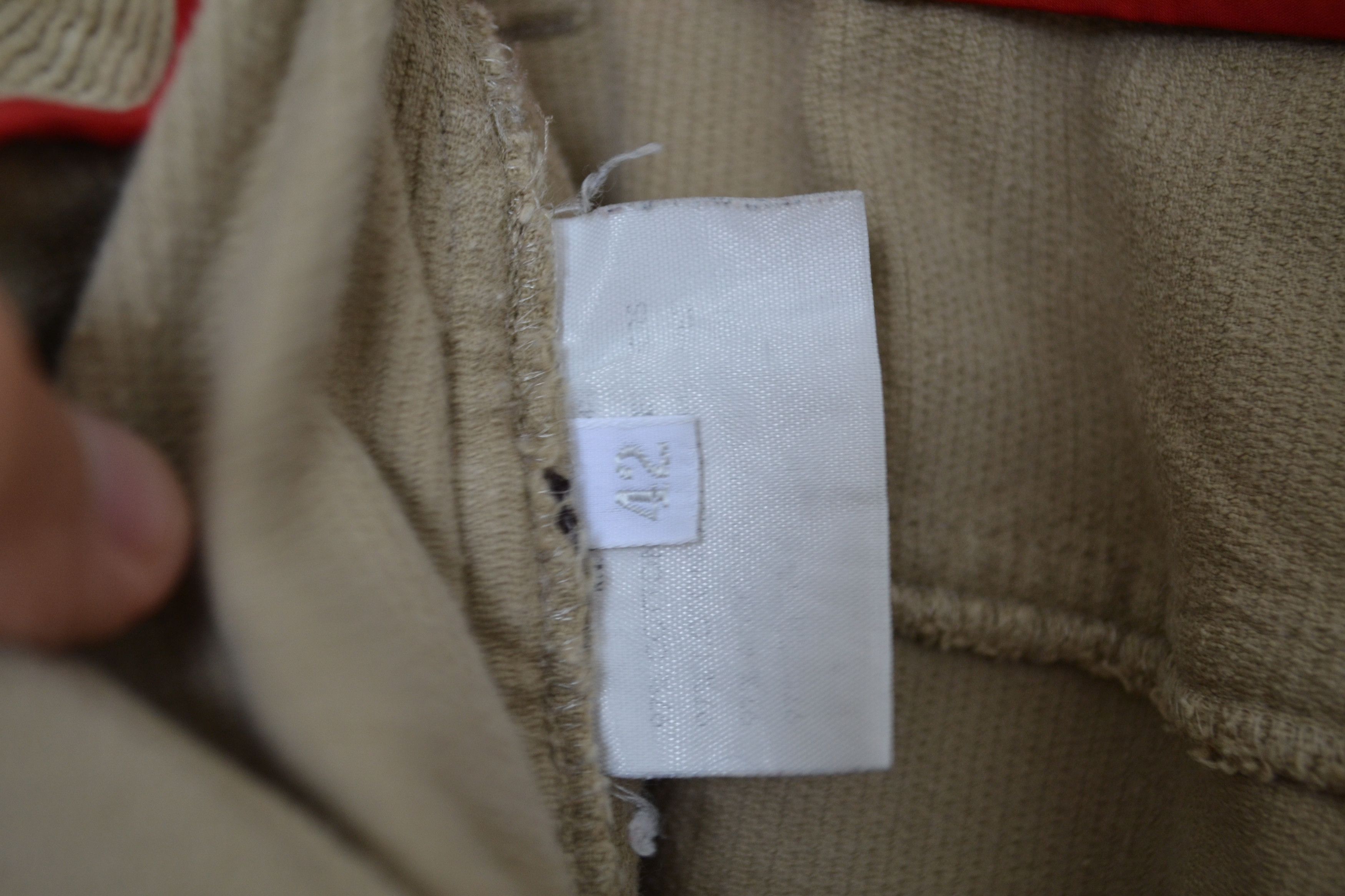Prada 🔴 PRADA Pants Trousers Red Tab Corduroy Brown Cotton Zip Size US 26 / EU 42 - 5 Thumbnail