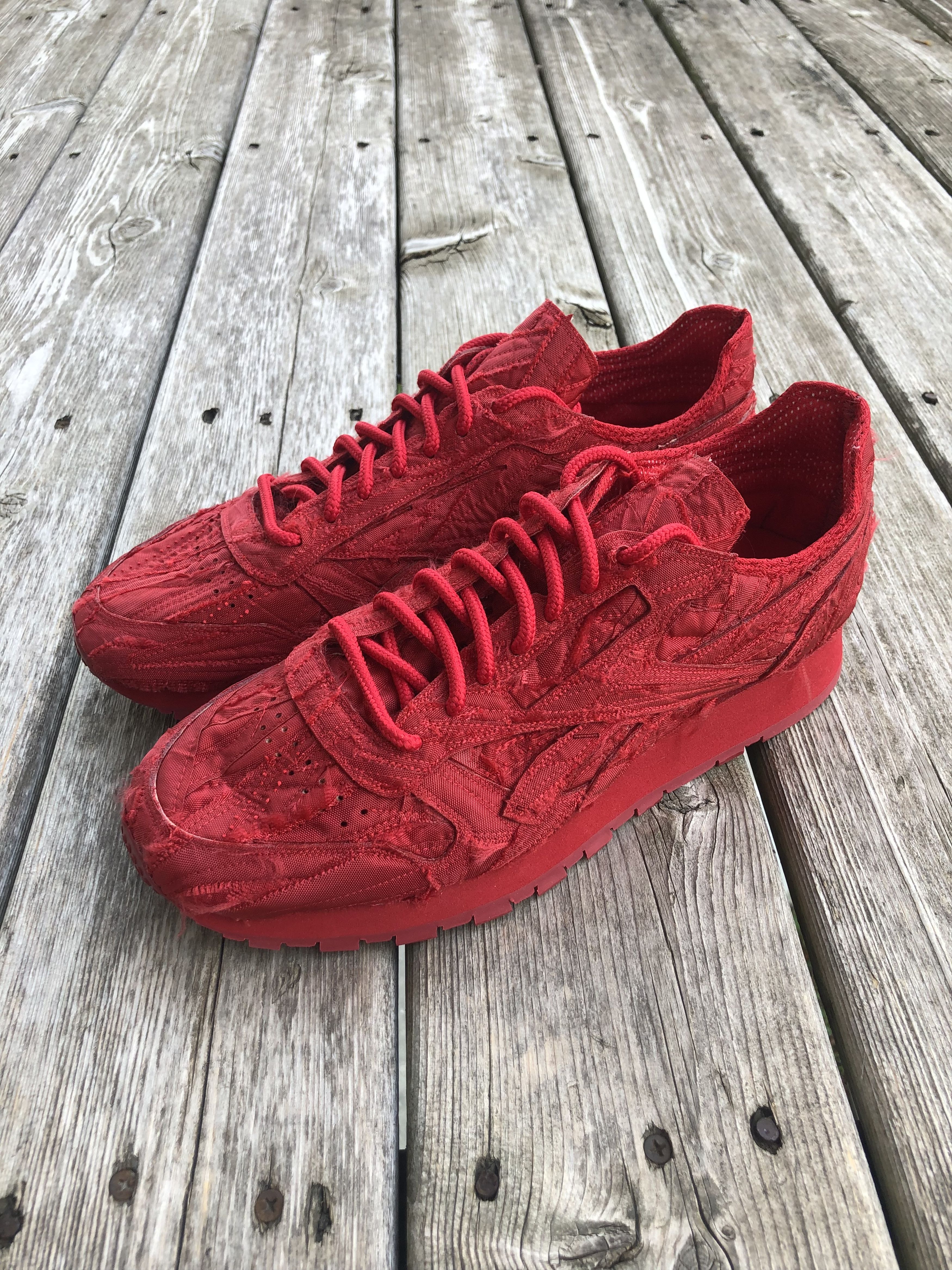 KANGHYUK × Reebok Kanghyuk Reebok Classic Leather Handmade Red Size US 10 / EU 43 - 1 Thumbnail