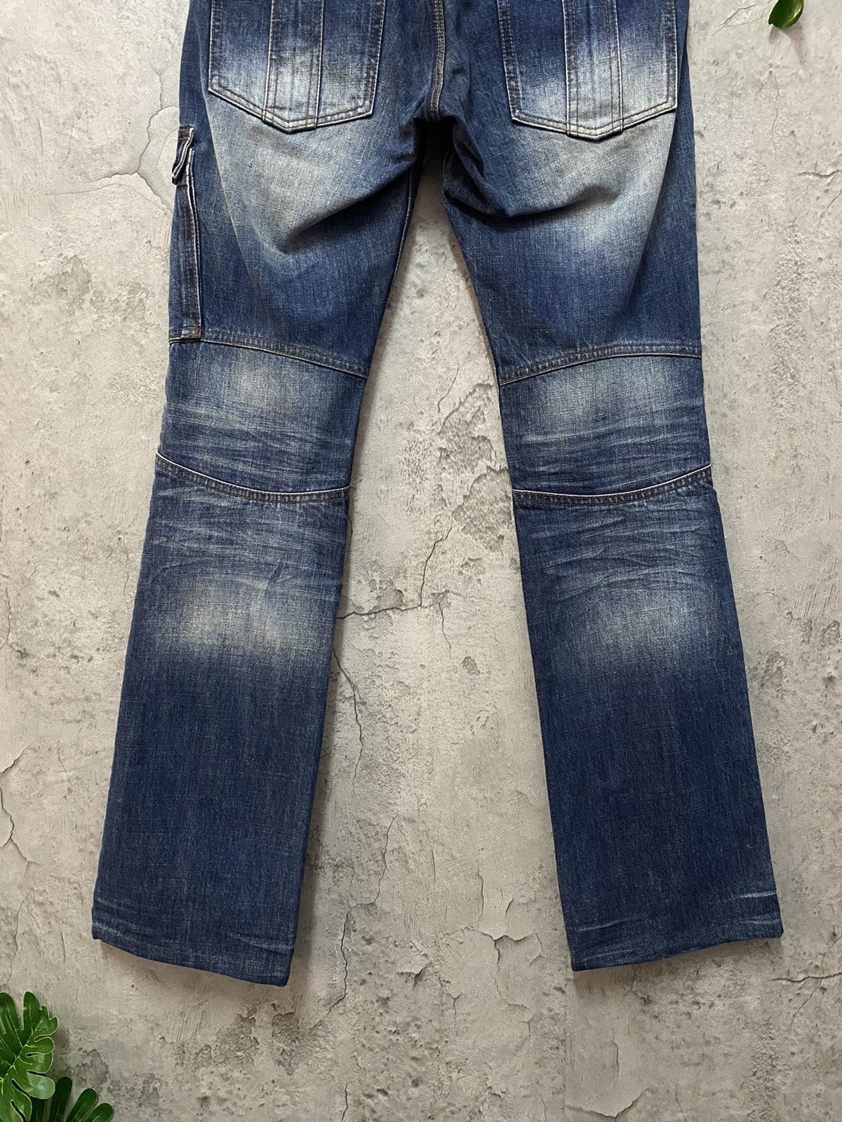 GOSTAR DE FUGA Nicole Elaborate Cargo Tactical Bush Pocket Flared Denim Size US 30 / EU 46 - 11 Thumbnail