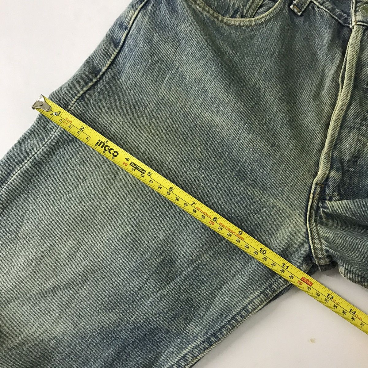 Levi's × Levi's Vintage Clothing × Vintage Vintage 1990 Levi’s 501 denim rare design pant Size US 30 / EU 46 - 19 Thumbnail